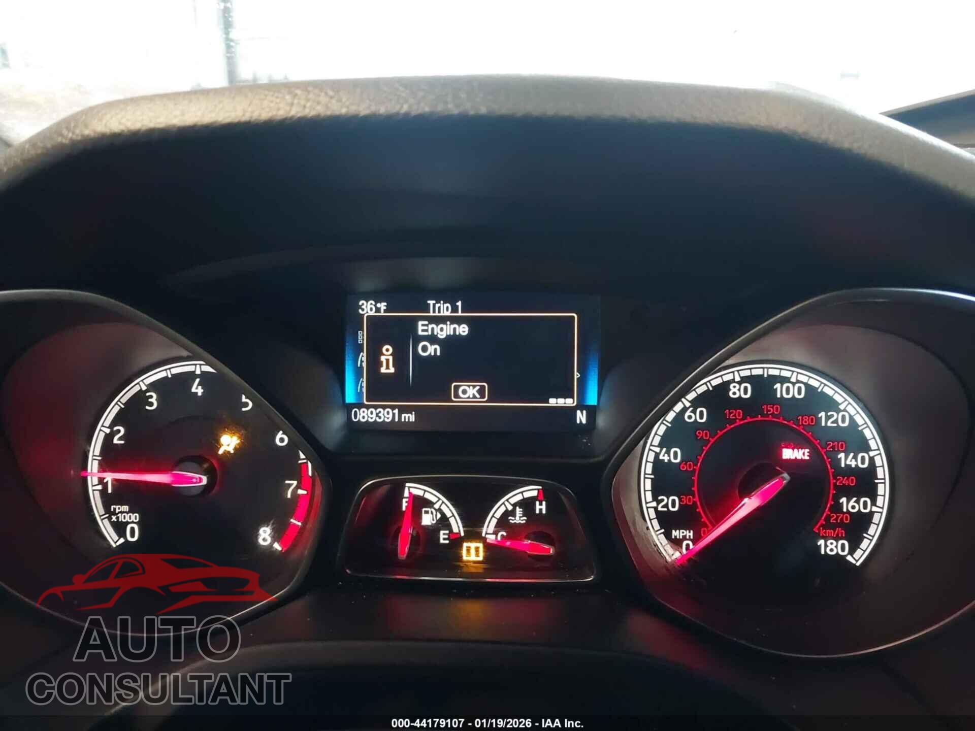 FORD FOCUS ST 2017 - 1FADP3L92HL294638