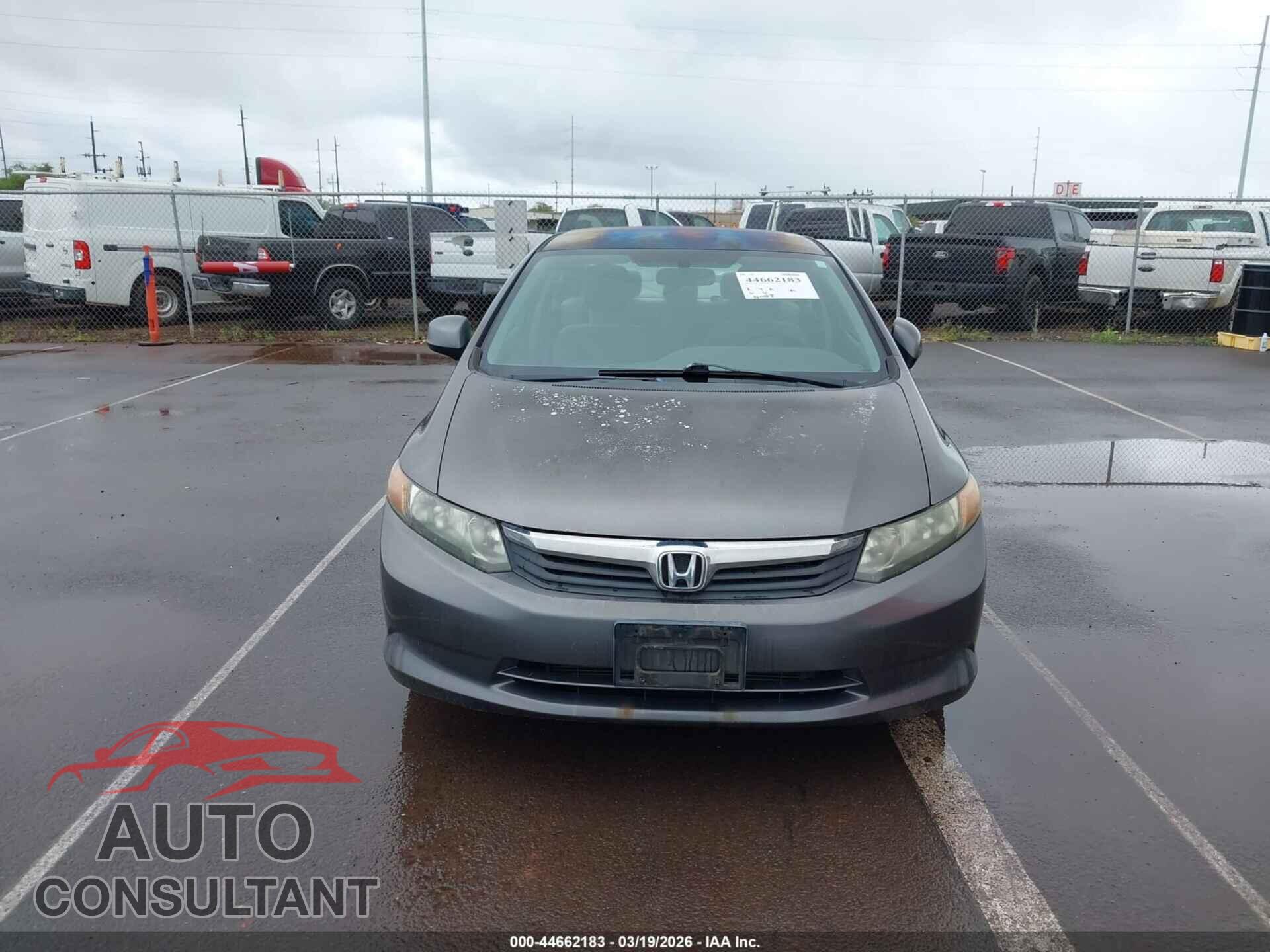 HONDA CIVIC 2012 - 2HGFB2F61CH518597