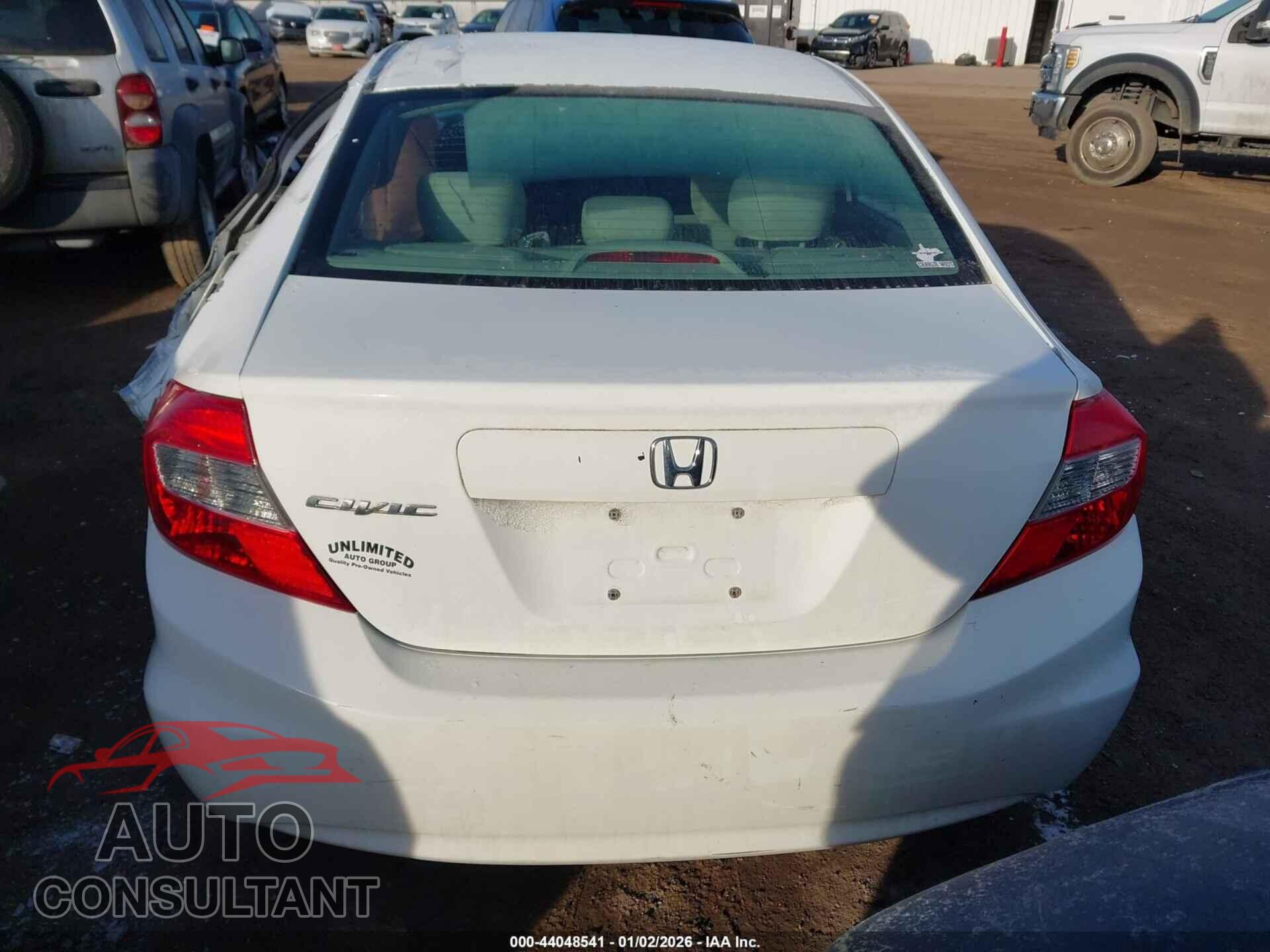 HONDA CIVIC 2012 - 19XFB2F54CE071717