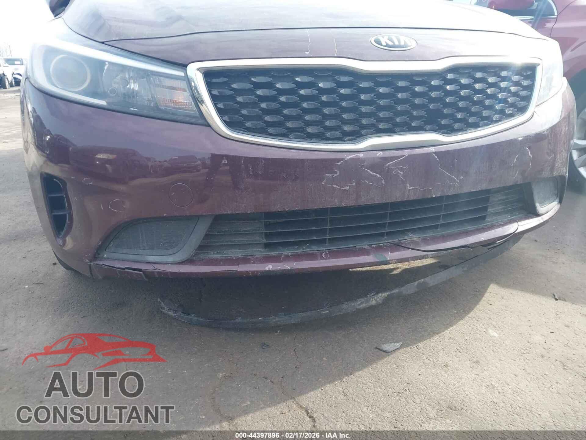KIA FORTE 2017 - 3KPFK4A78HE072462