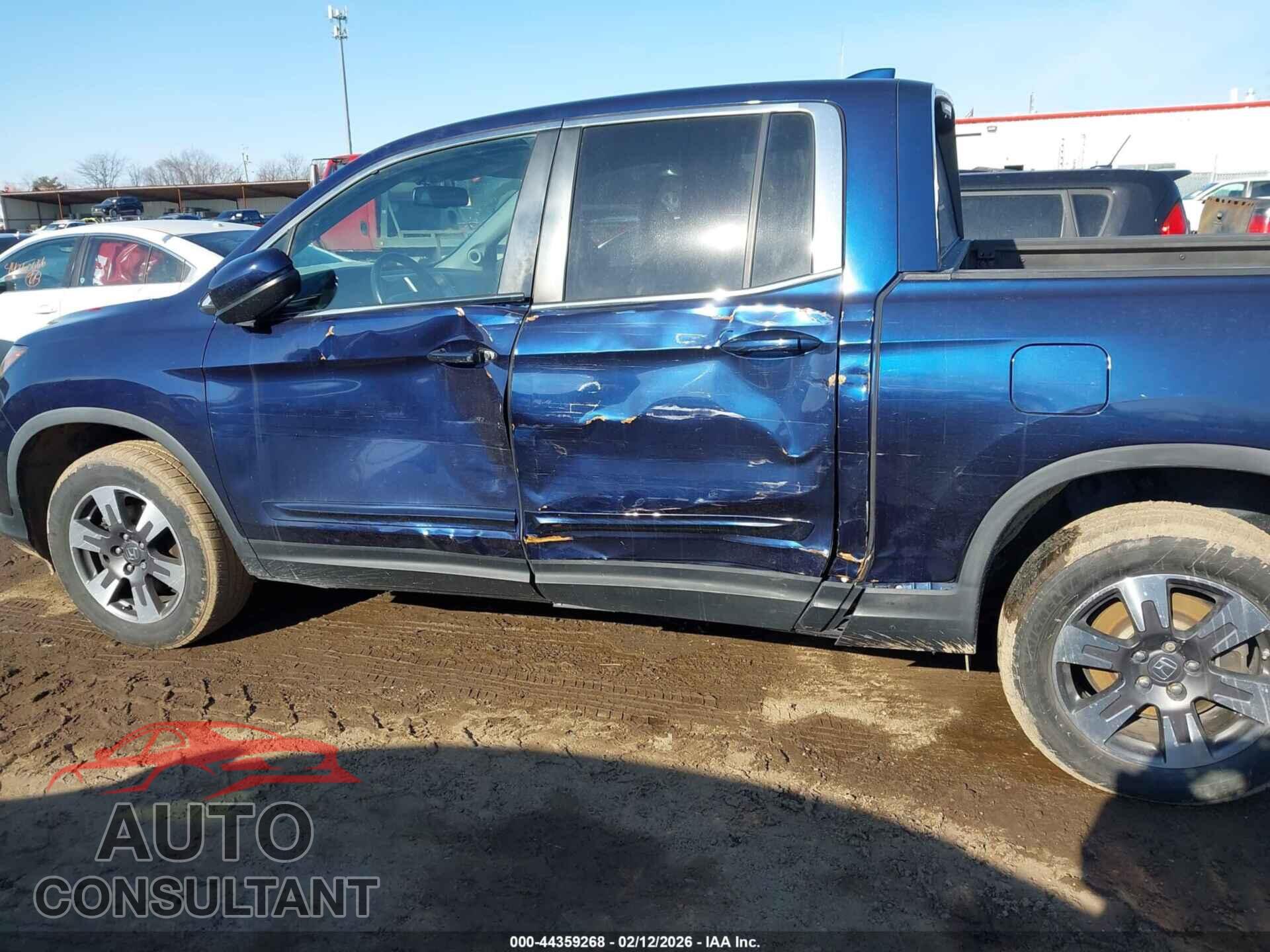 HONDA RIDGELINE 2017 - 5FPYK3F68HB019958