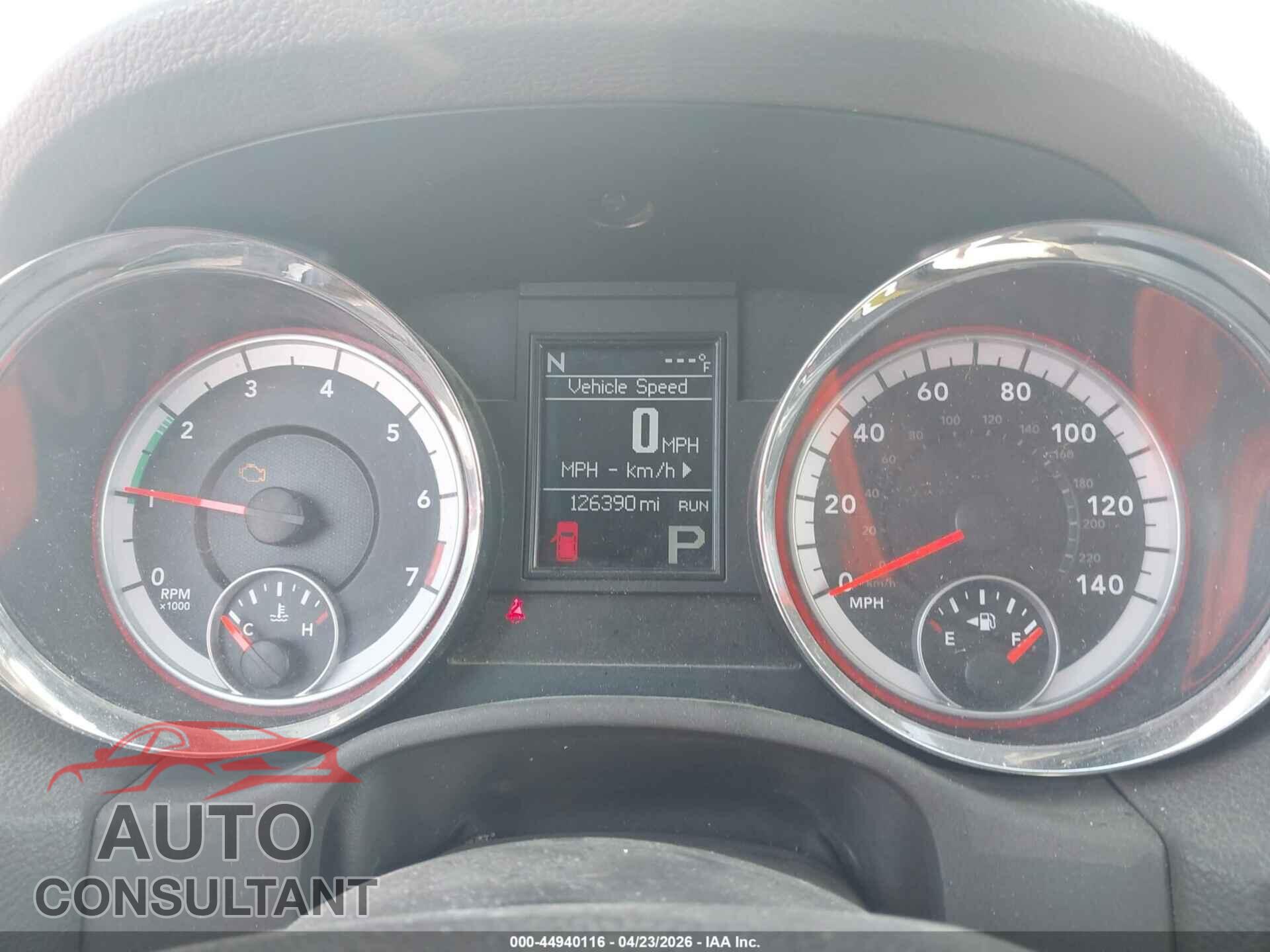 DODGE DURANGO 2012 - 1C4RDJAG5CC122269