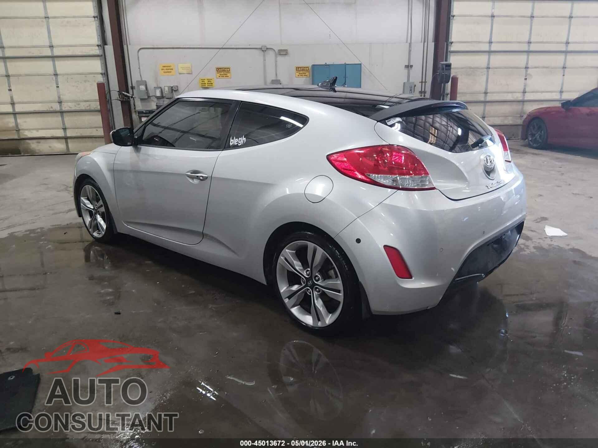 HYUNDAI VELOSTER 2012 - KMHTC6AD0CU079462