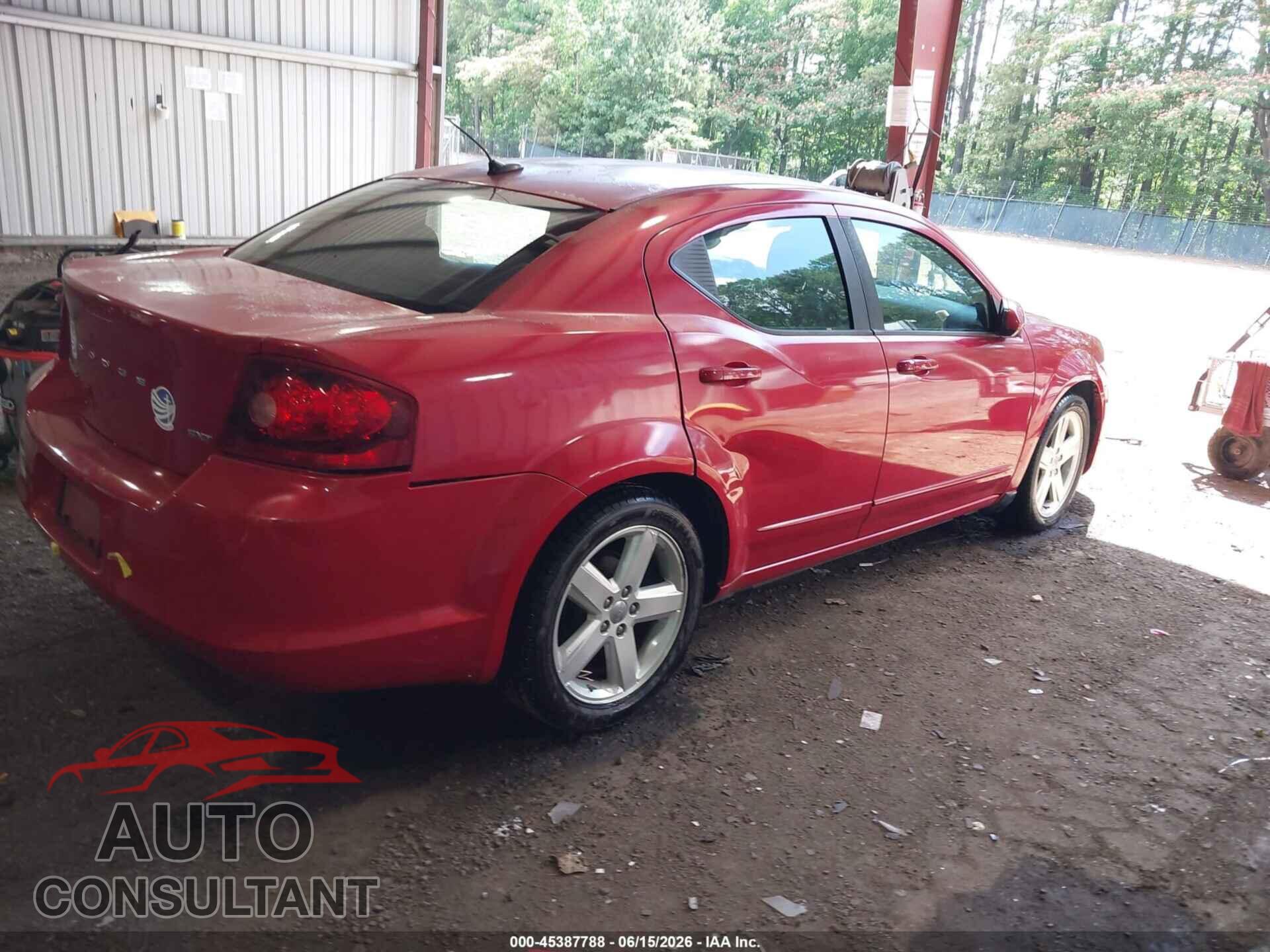 DODGE AVENGER 2013 - 1C3CDZCB6DN682236