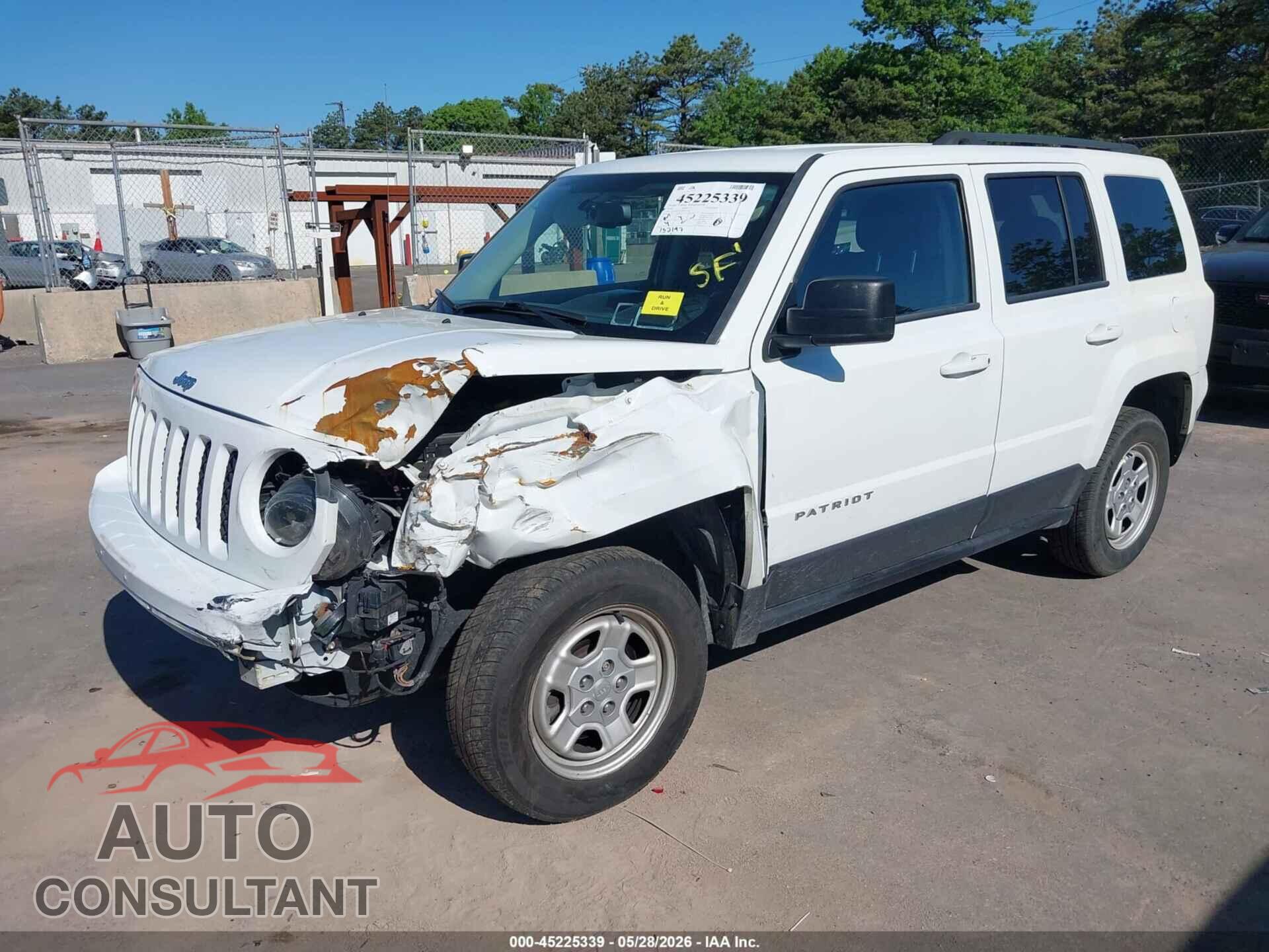 JEEP PATRIOT 2016 - 1C4NJRBB7GD755798