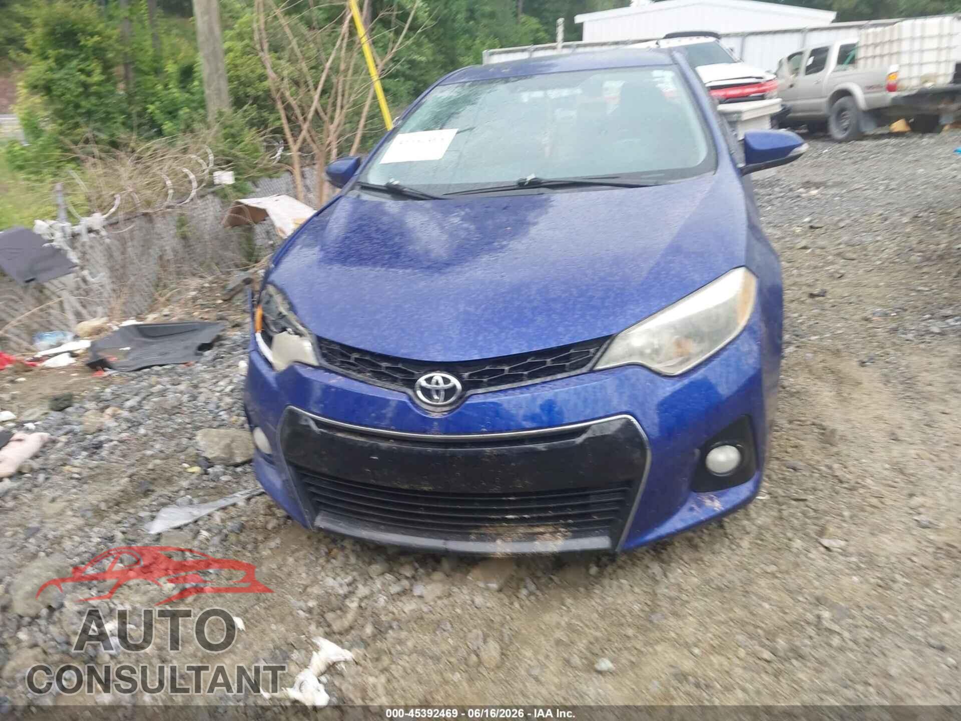 TOYOTA COROLLA 2015 - 2T1BURHEXFC367696