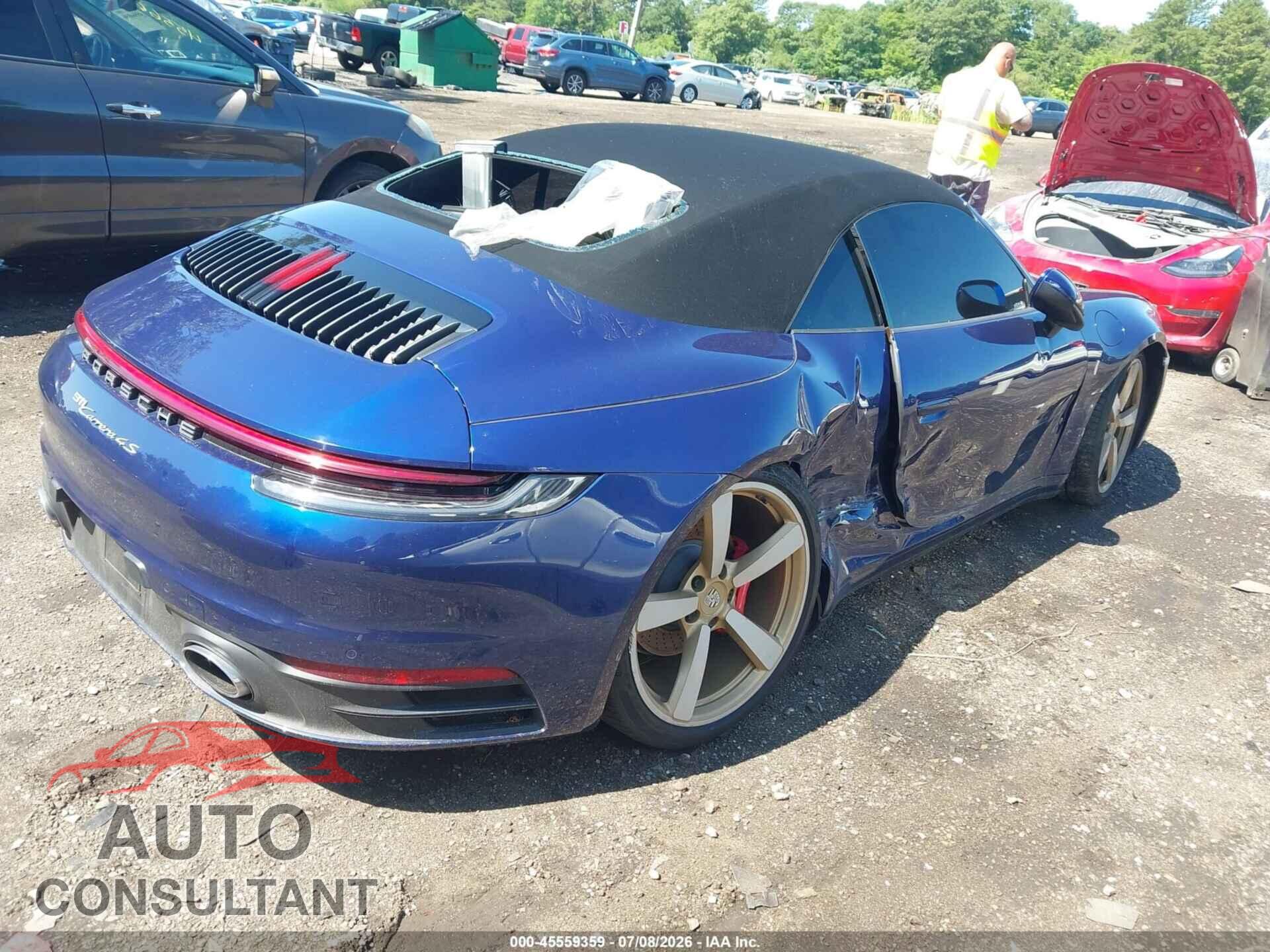 PORSCHE 911 2020 - WP0CB2A92LS262627