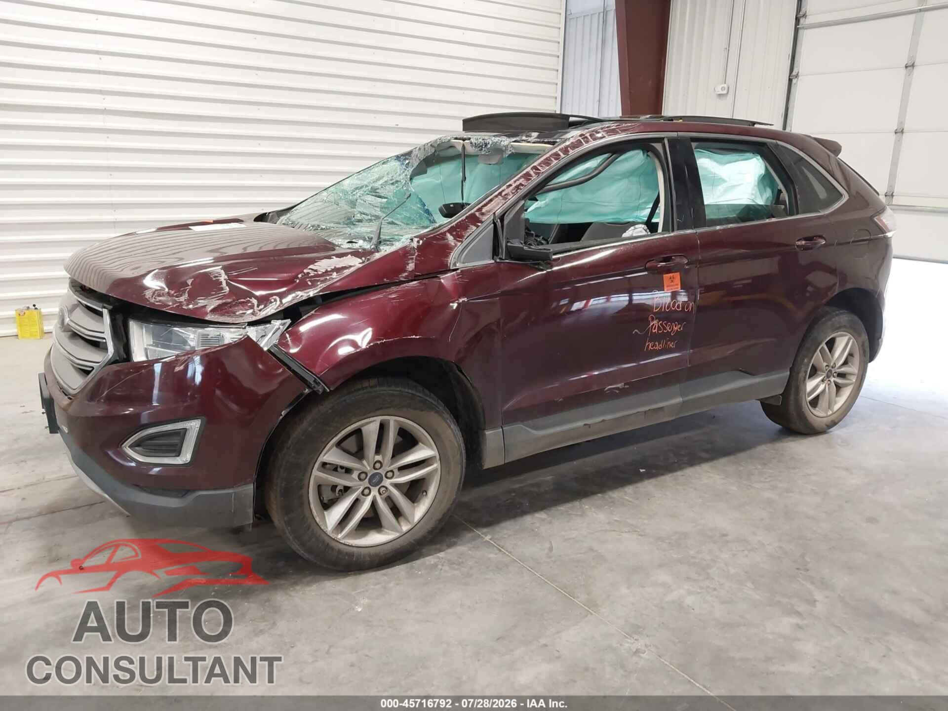 FORD EDGE 2017 - 2FMPK4J93HBC64512