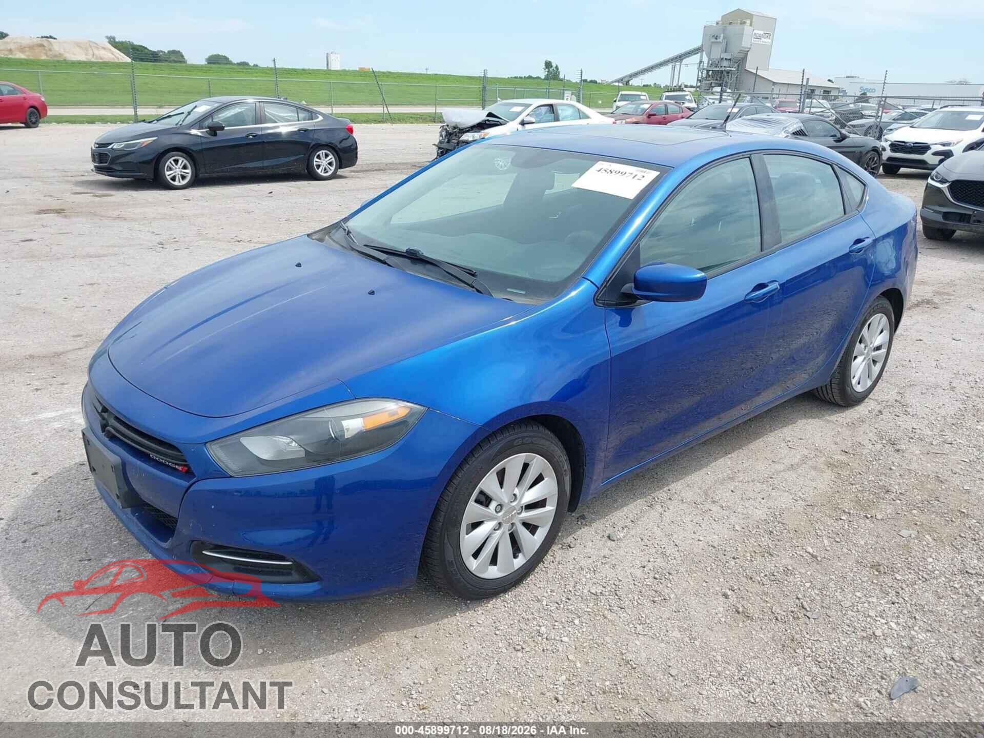 DODGE DART 2014 - 1C3CDFBB0ED677329