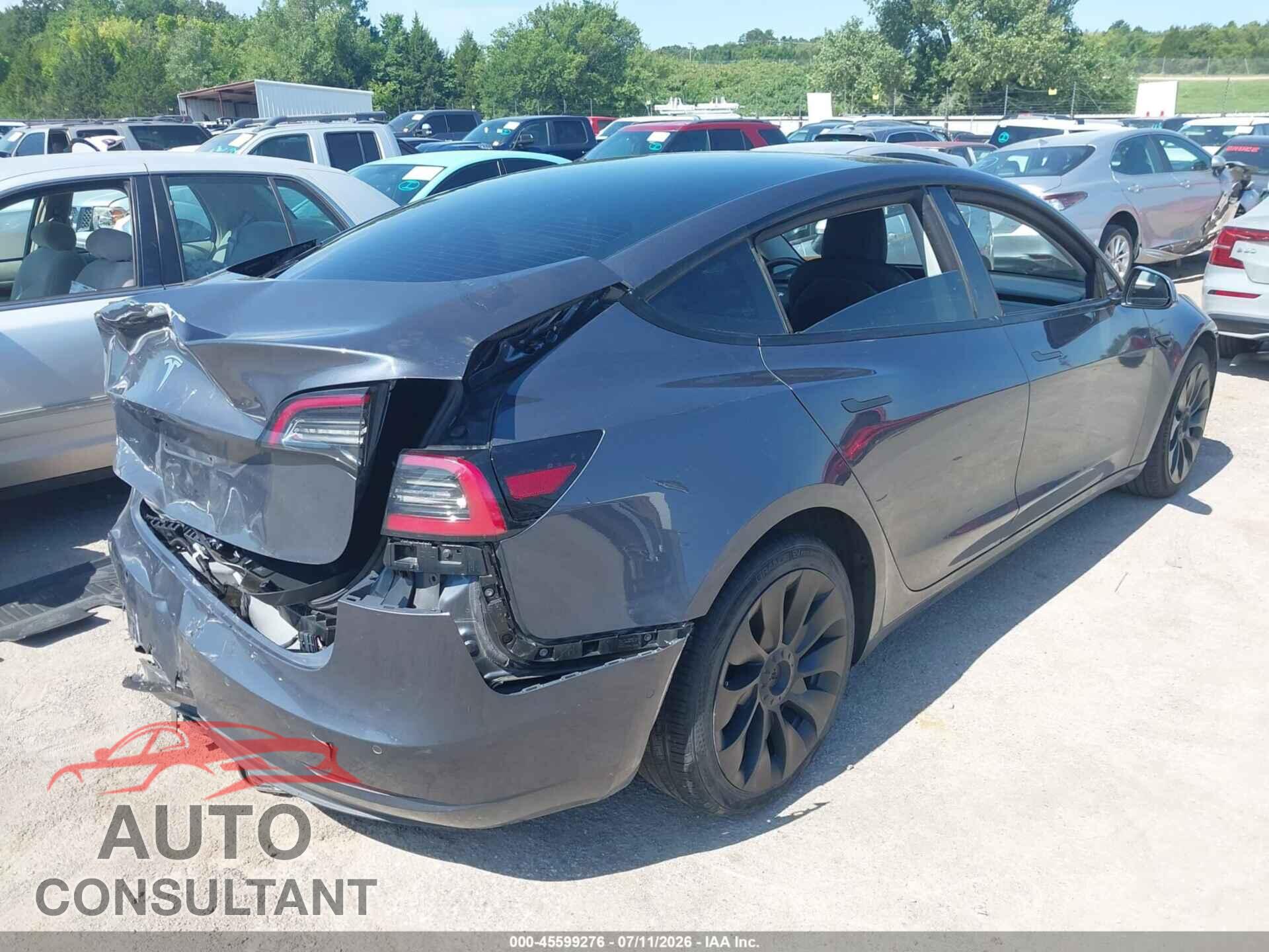TESLA MODEL 3 2022 - 5YJ3E1EA5NF369726