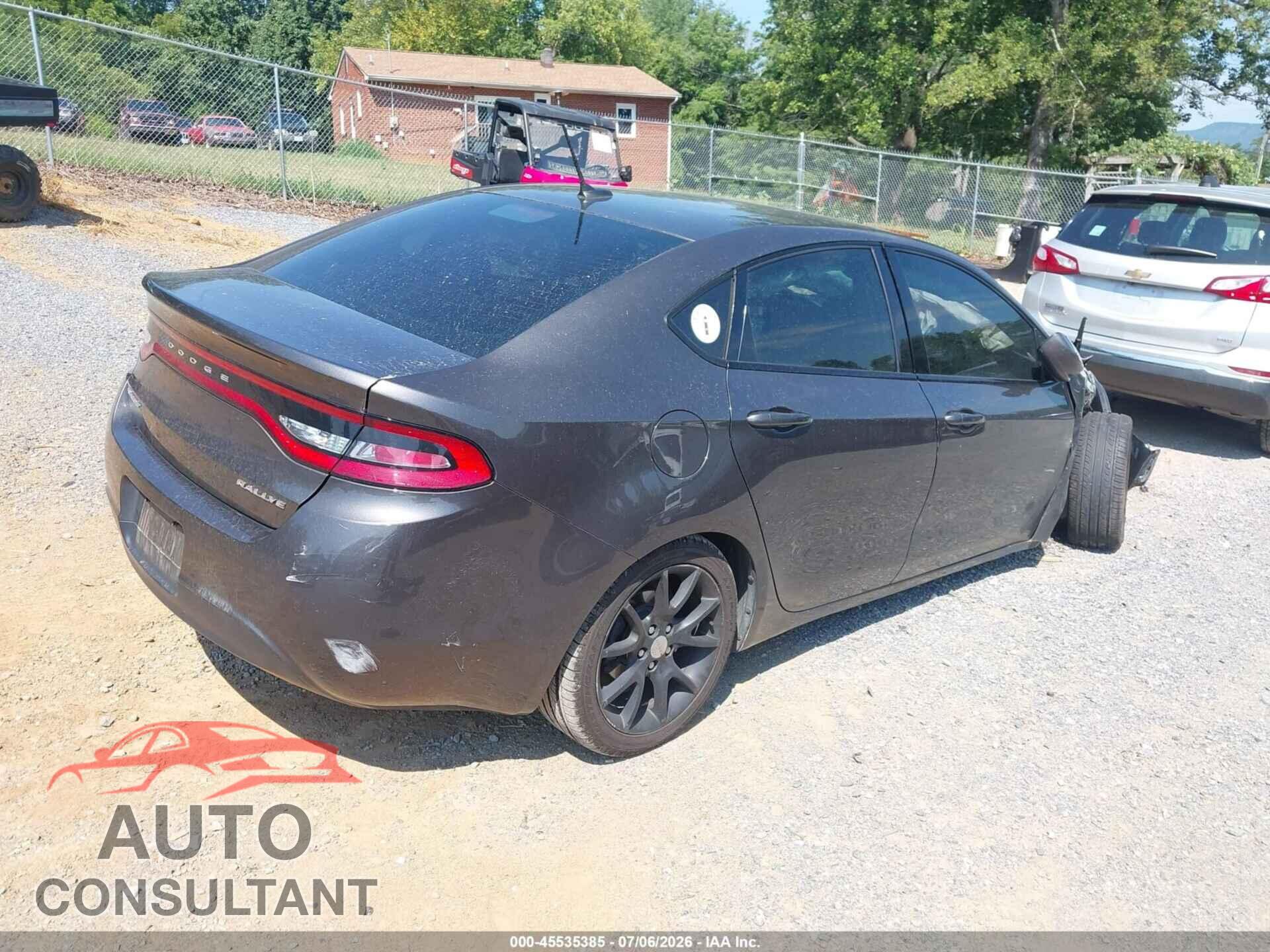 DODGE DART 2016 - 1C3CDFFA3GD797002