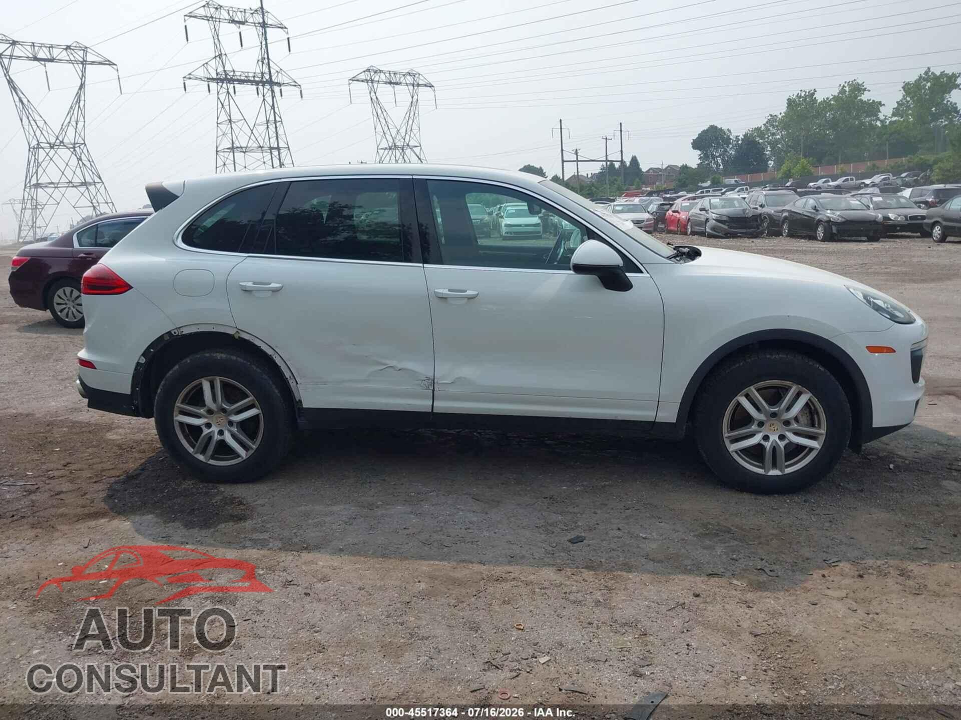 PORSCHE CAYENNE 2016 - WP1AA2A20GLA10516
