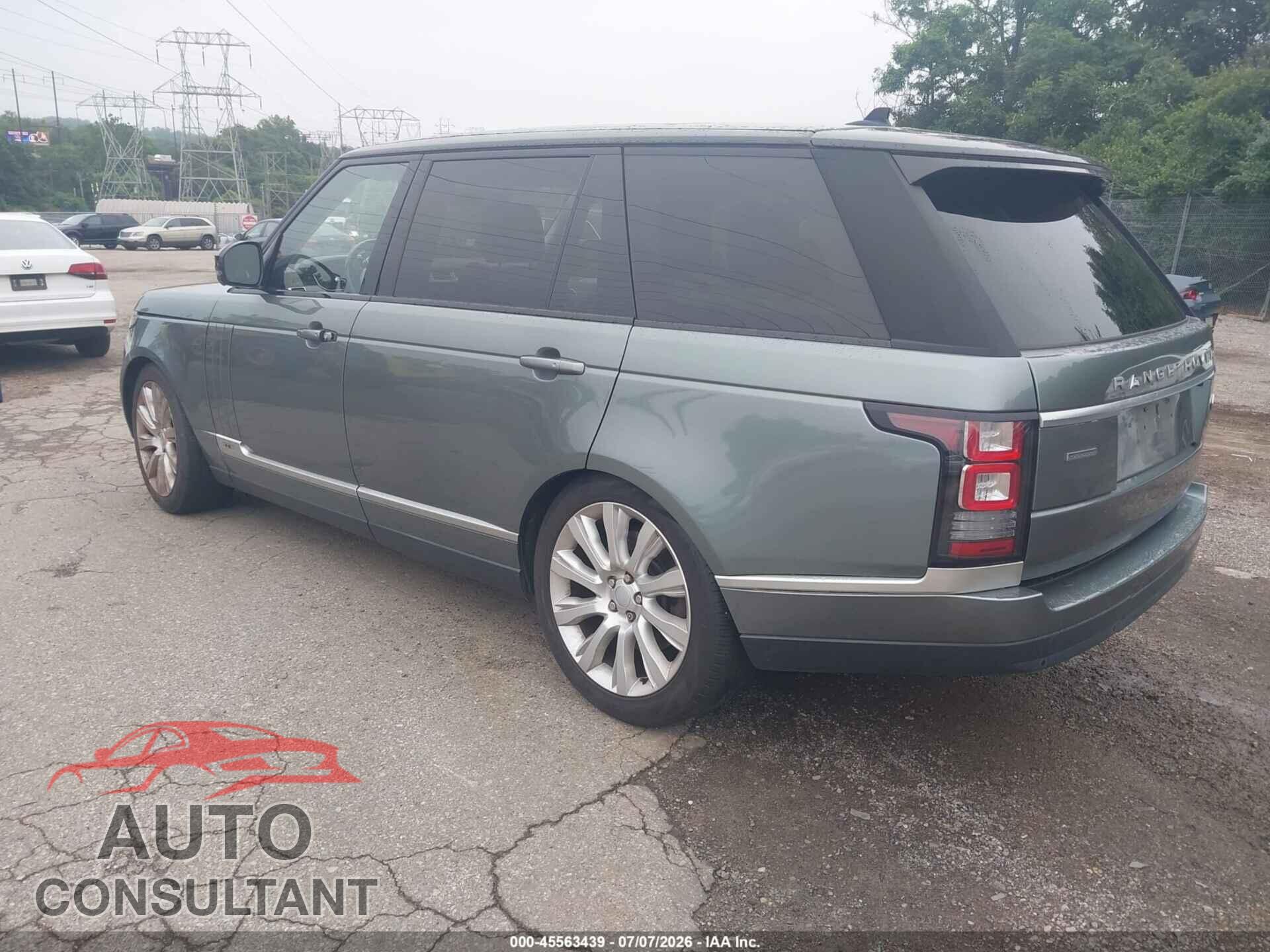 LAND ROVER RANGE ROVER 2016 - SALGS3EF4GA251415