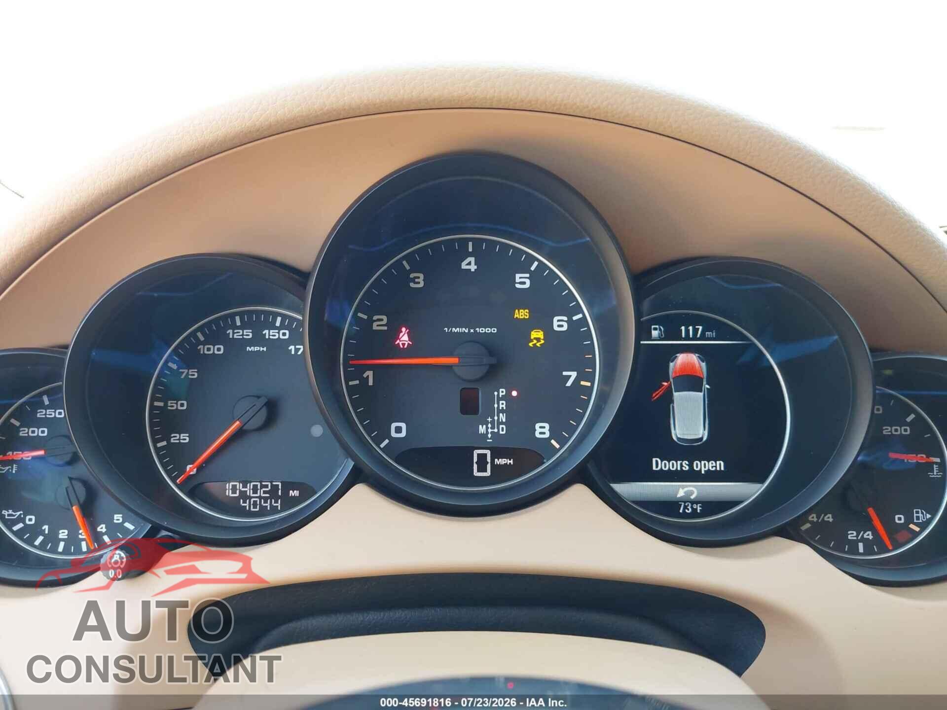 PORSCHE CAYENNE 2017 - WP1AA2A26HKA84031