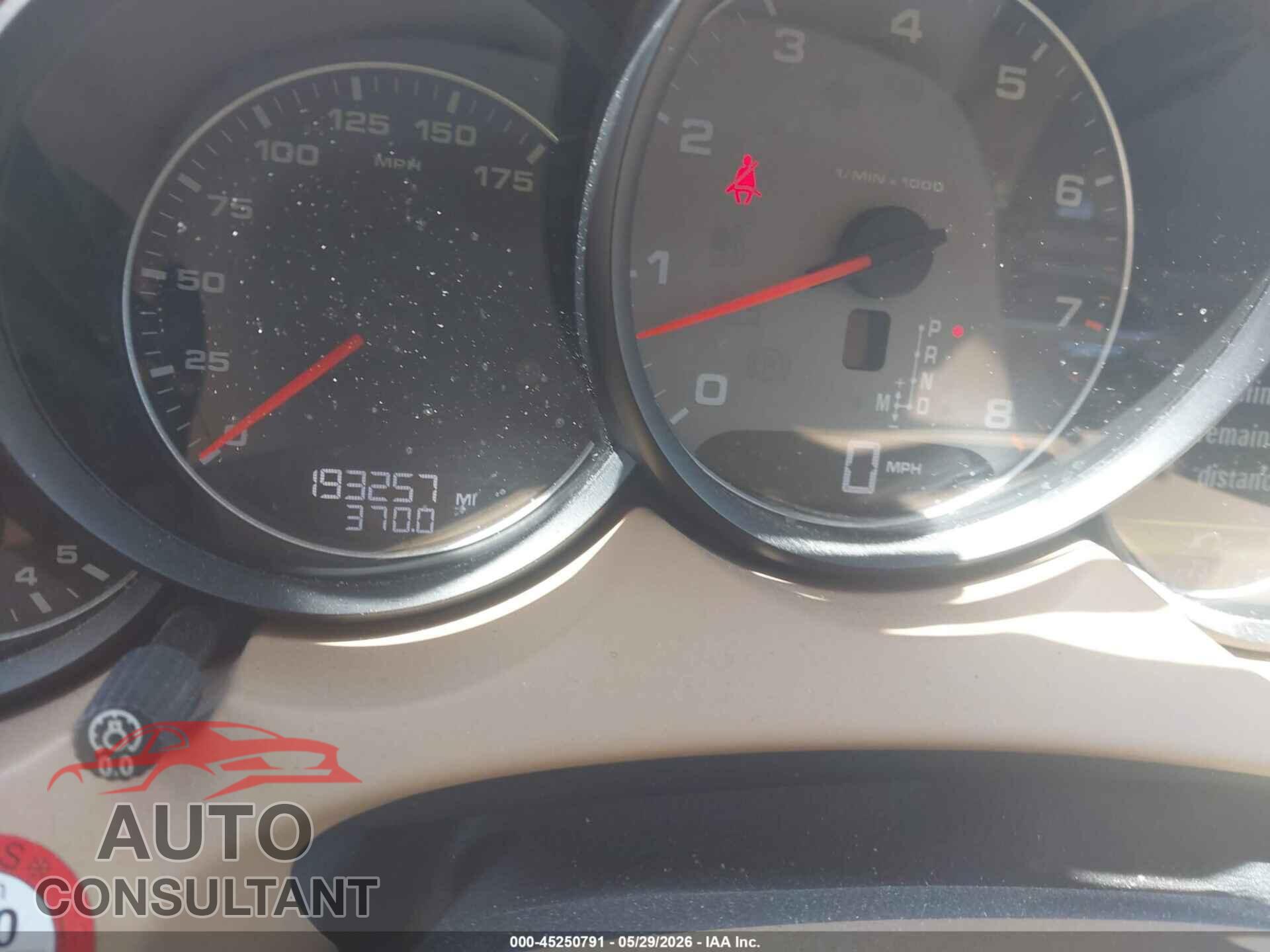 PORSCHE CAYENNE 2012 - WP1AB2A22CLA44934