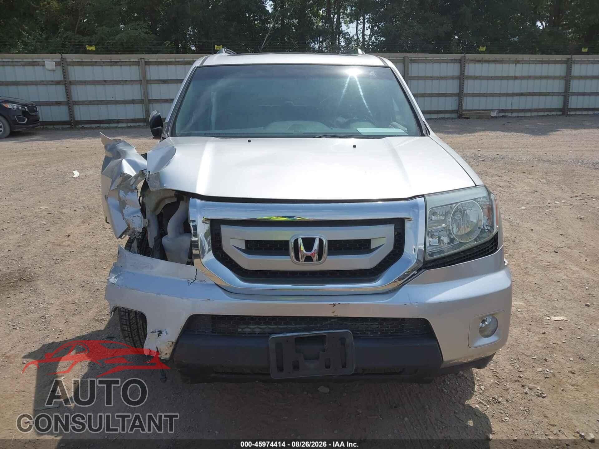 HONDA PILOT 2011 - 5FNYF3H76BB028085