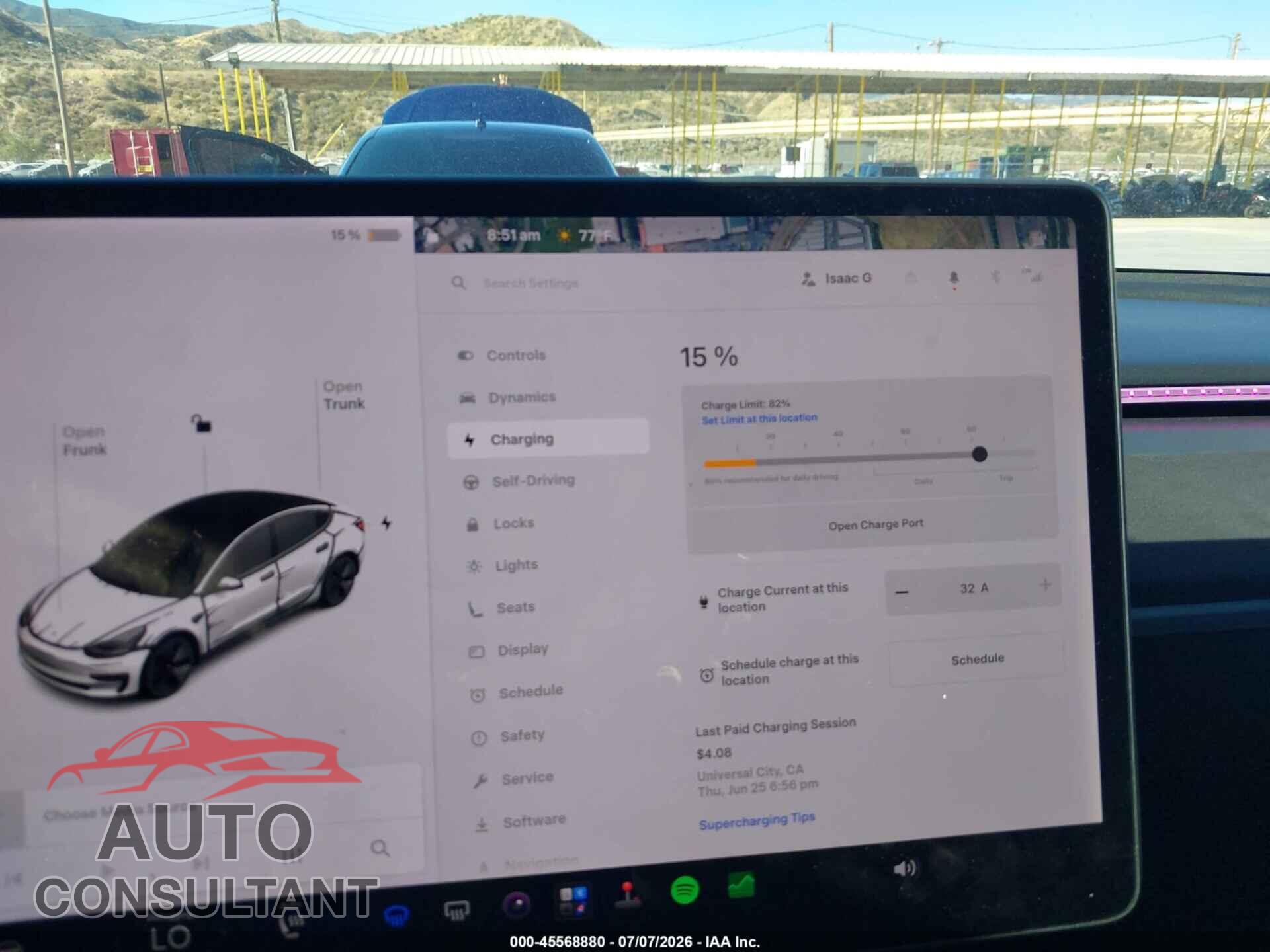 TESLA MODEL 3 2020 - 5YJ3E1EA8LF804090