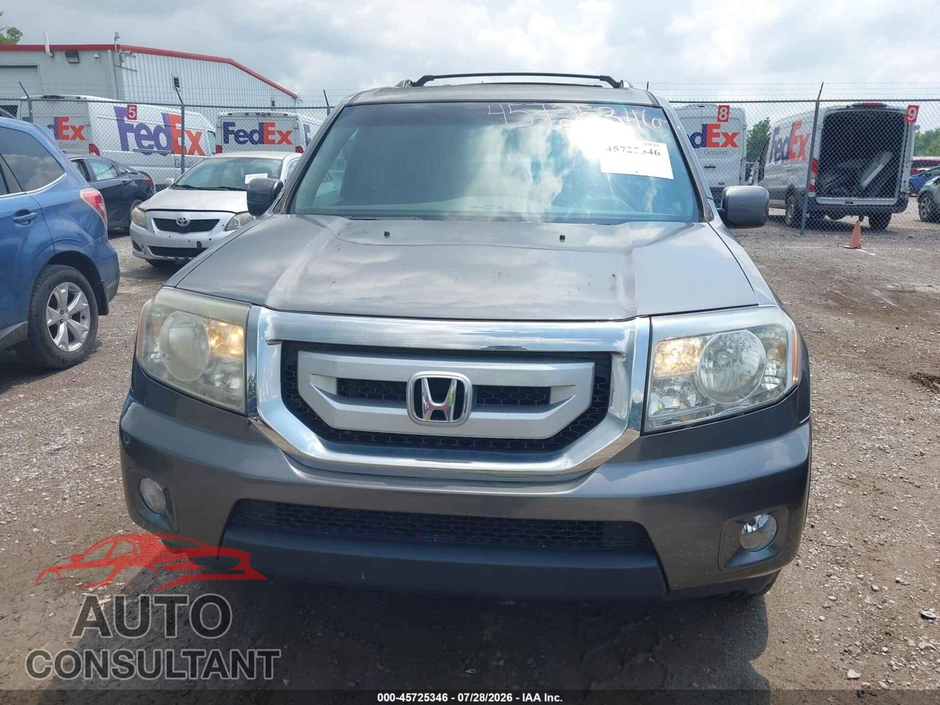HONDA PILOT 2011 - 5FNYF4H46BB013453