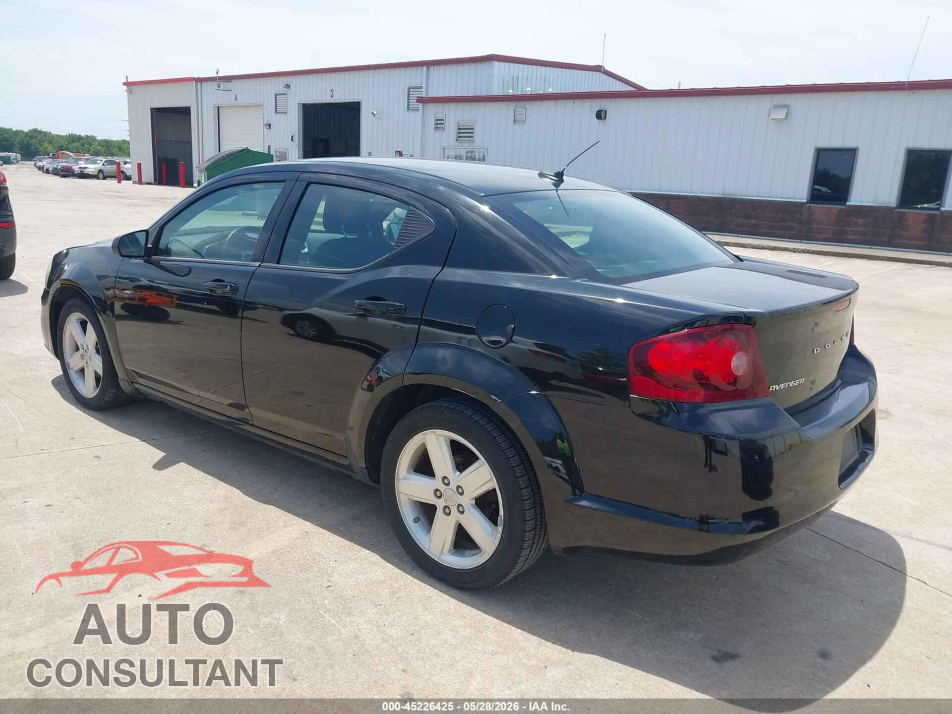 DODGE AVENGER 2013 - 1C3CDZAB6DN644458