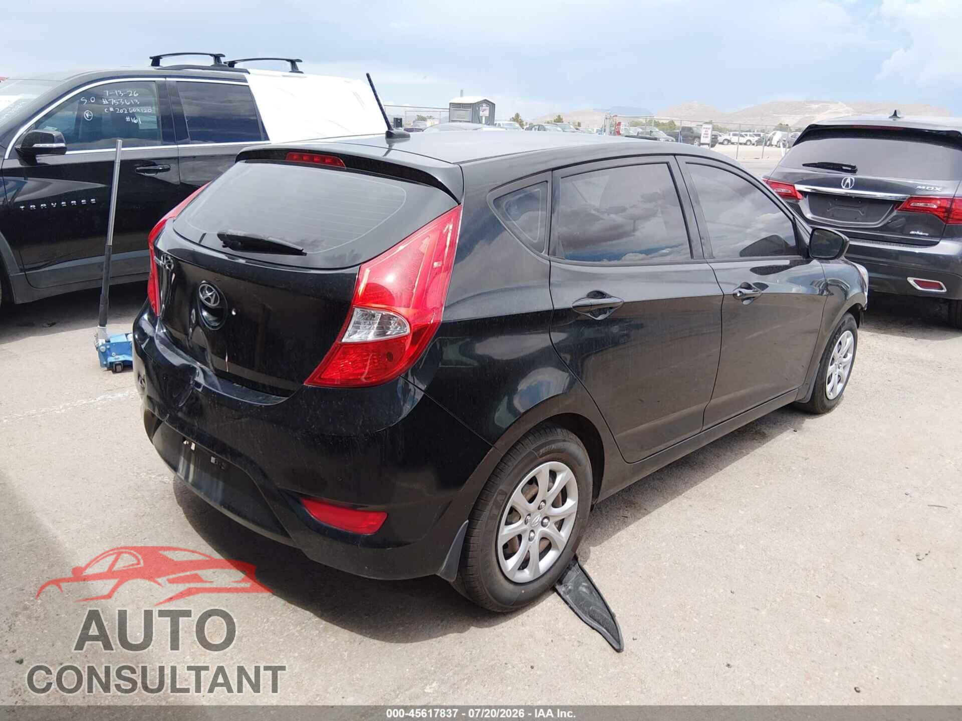 HYUNDAI ACCENT 2014 - KMHCT5AE2EU152806