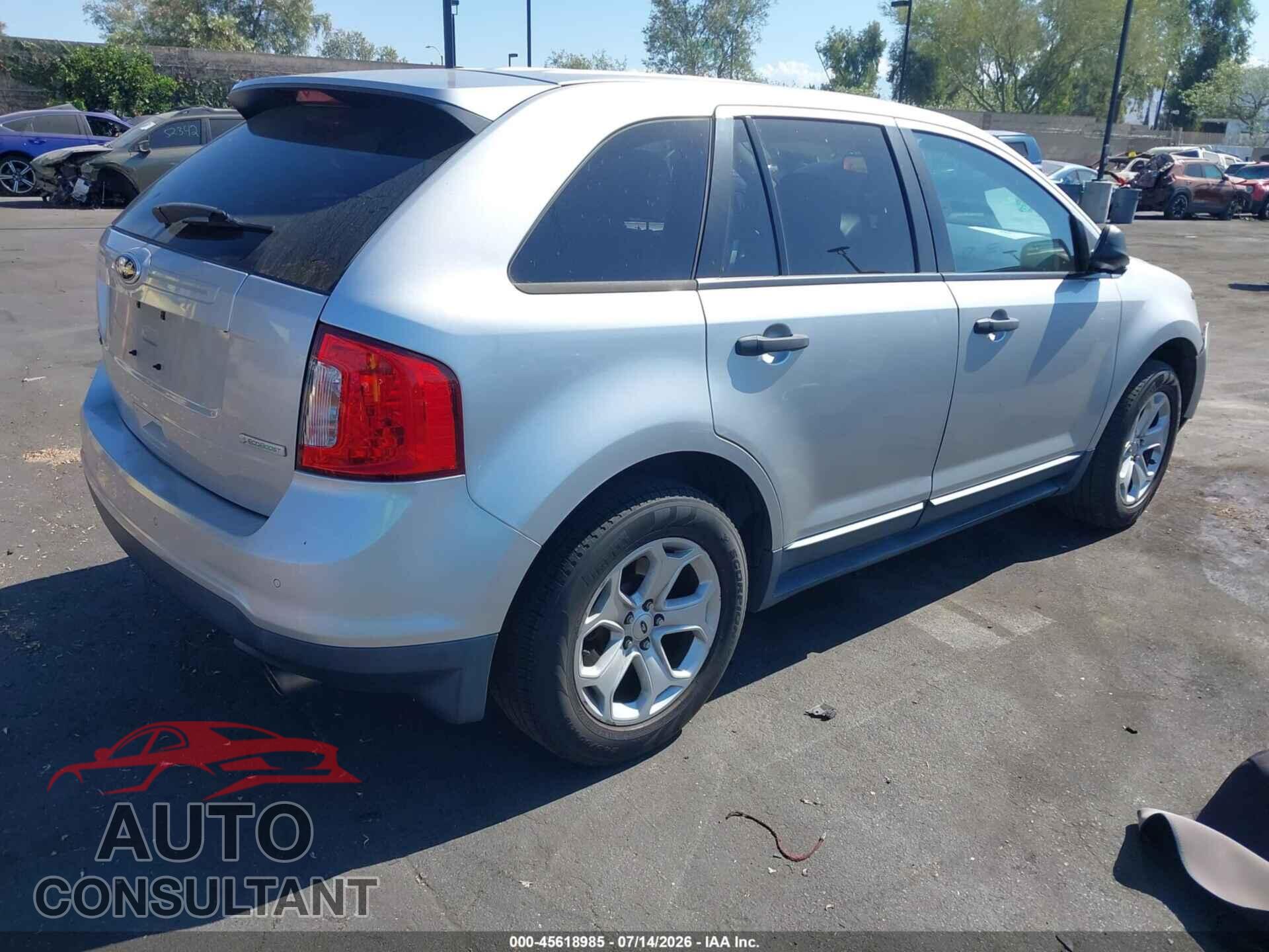 FORD EDGE 2013 - 2FMDK3G92DBB83080