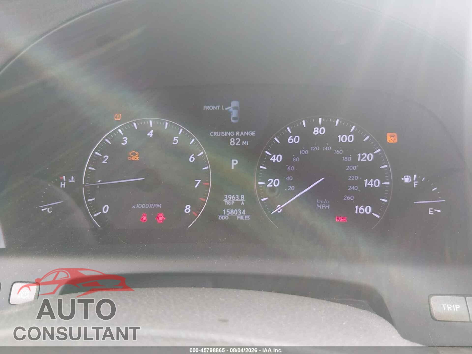 LEXUS LS 460 2010 - JTHBL5EF7A5097324
