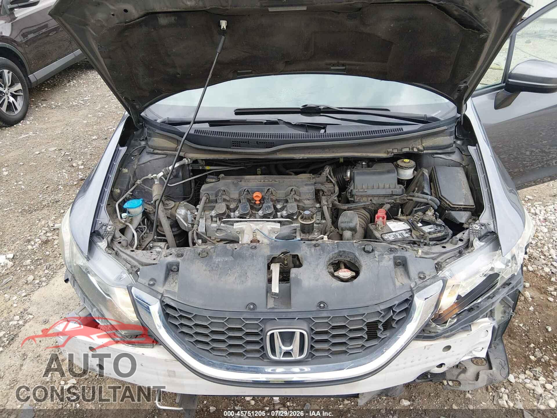 HONDA CIVIC 2014 - 19XFB2F54EE215060