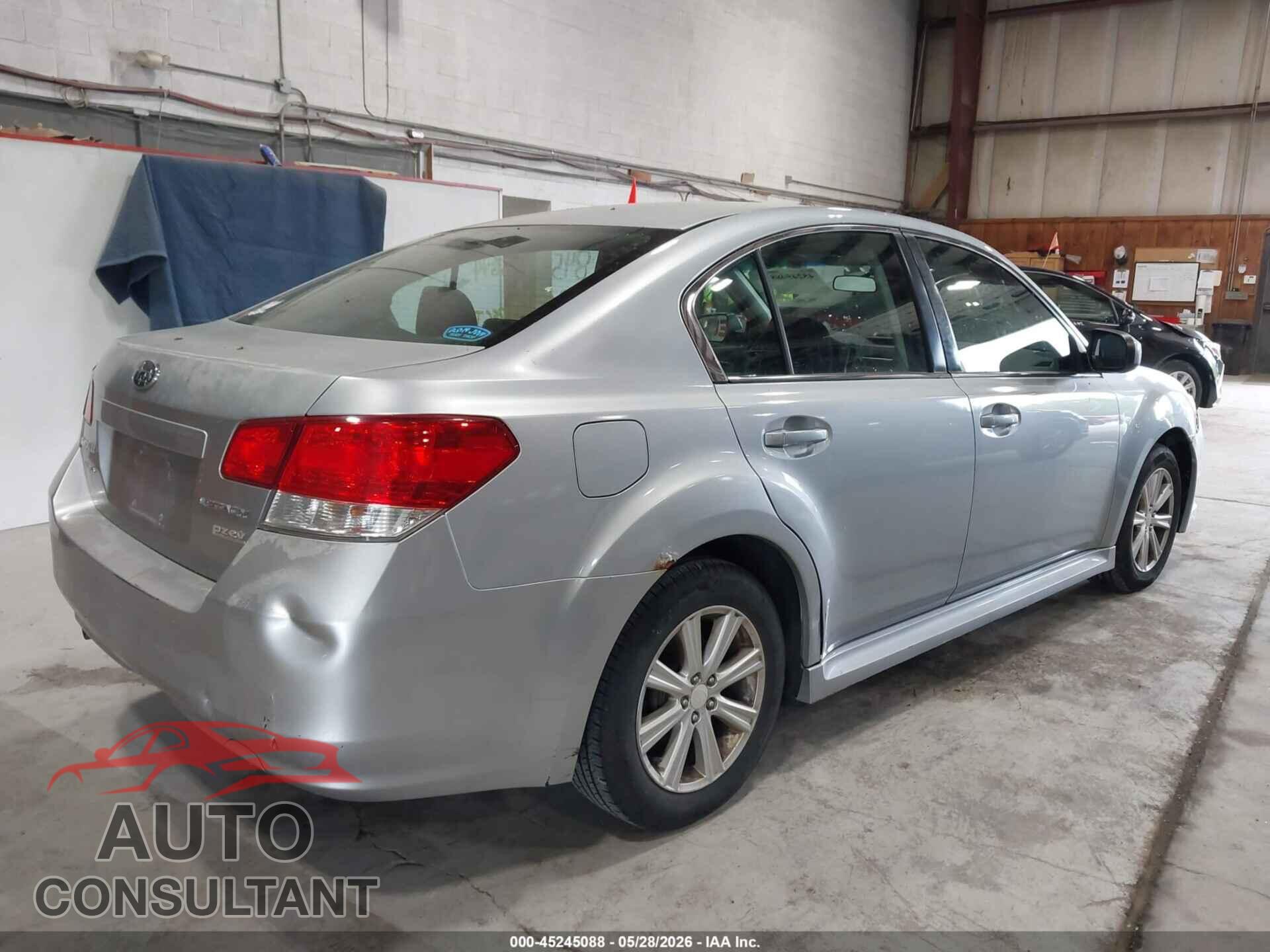 SUBARU LEGACY 2012 - 4S3BMBA61C3029280