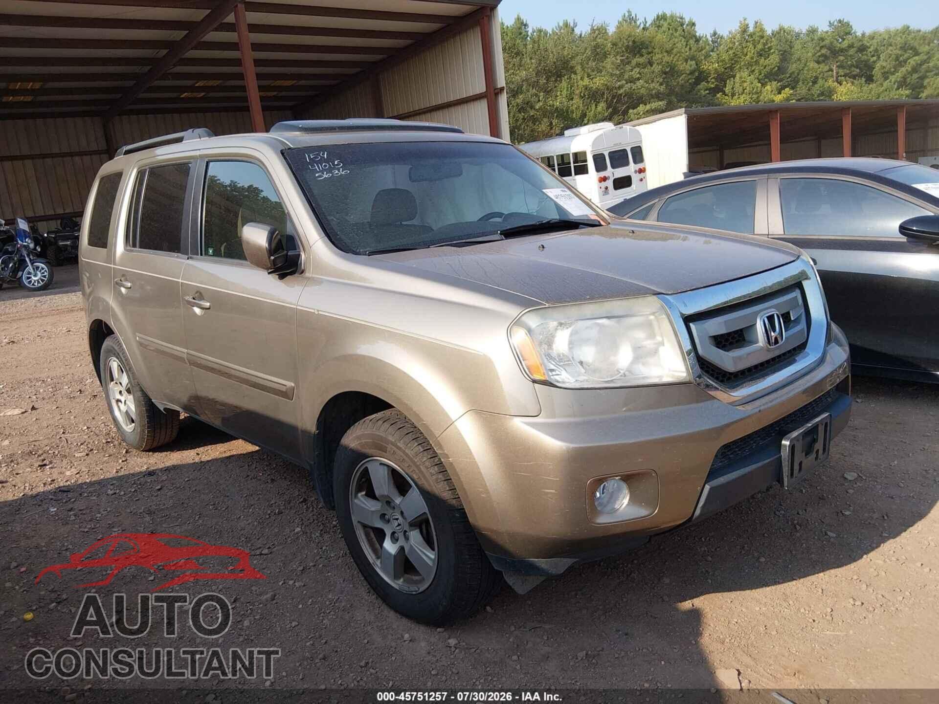 HONDA PILOT 2011 - 5FNYF3H55BB045636