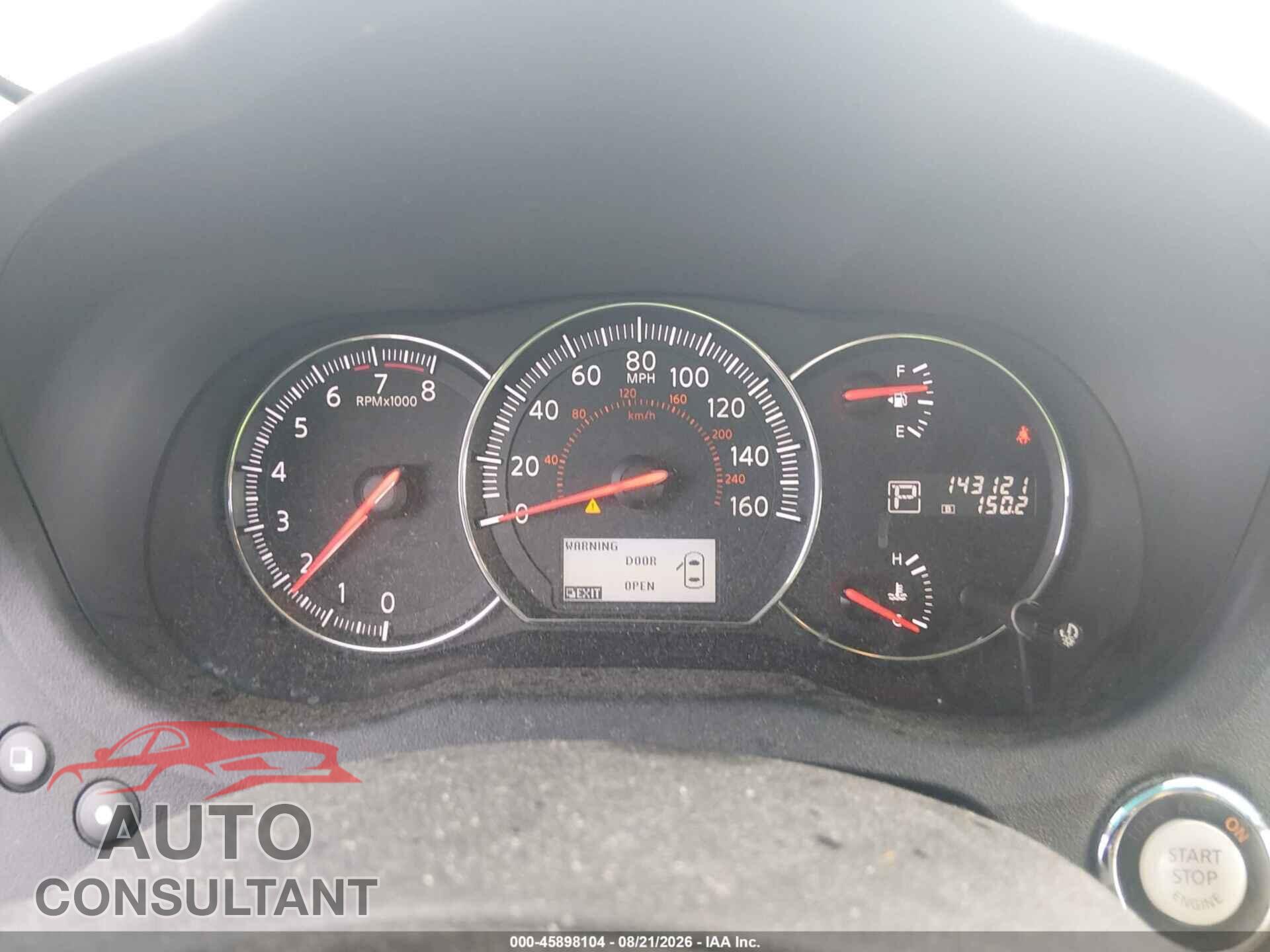 NISSAN MAXIMA 2012 - 1N4AA5AP7CC819171