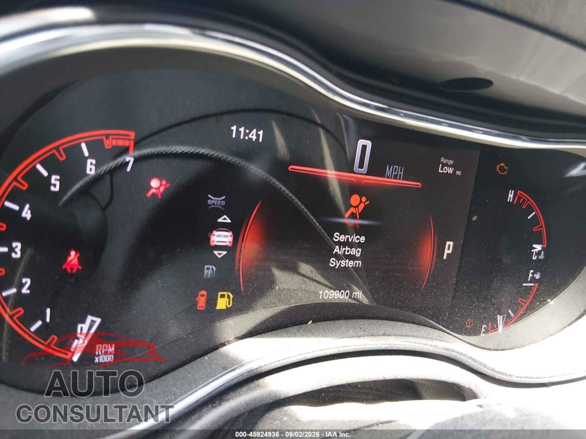 DODGE DURANGO 2017 - 1C4RDJAG7HC850845