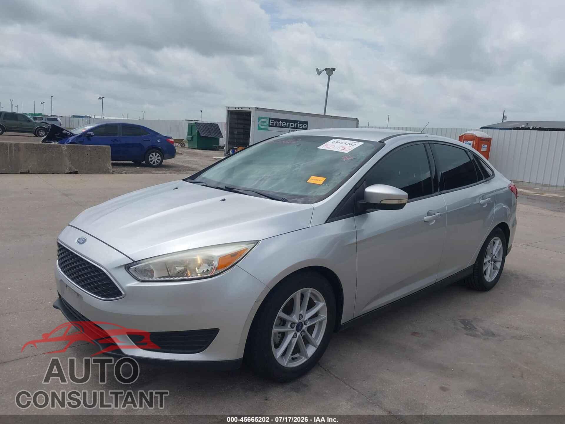 FORD FOCUS 2017 - 1FADP3F2XHL257643