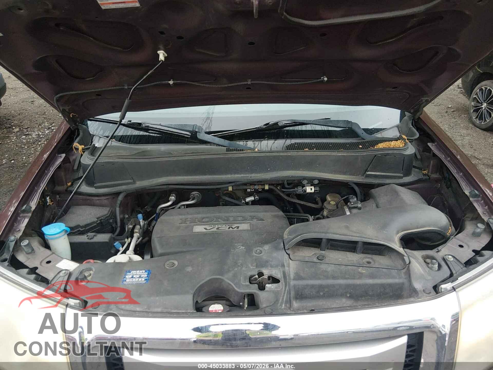 HONDA PILOT 2009 - 5FNYF48539B044372