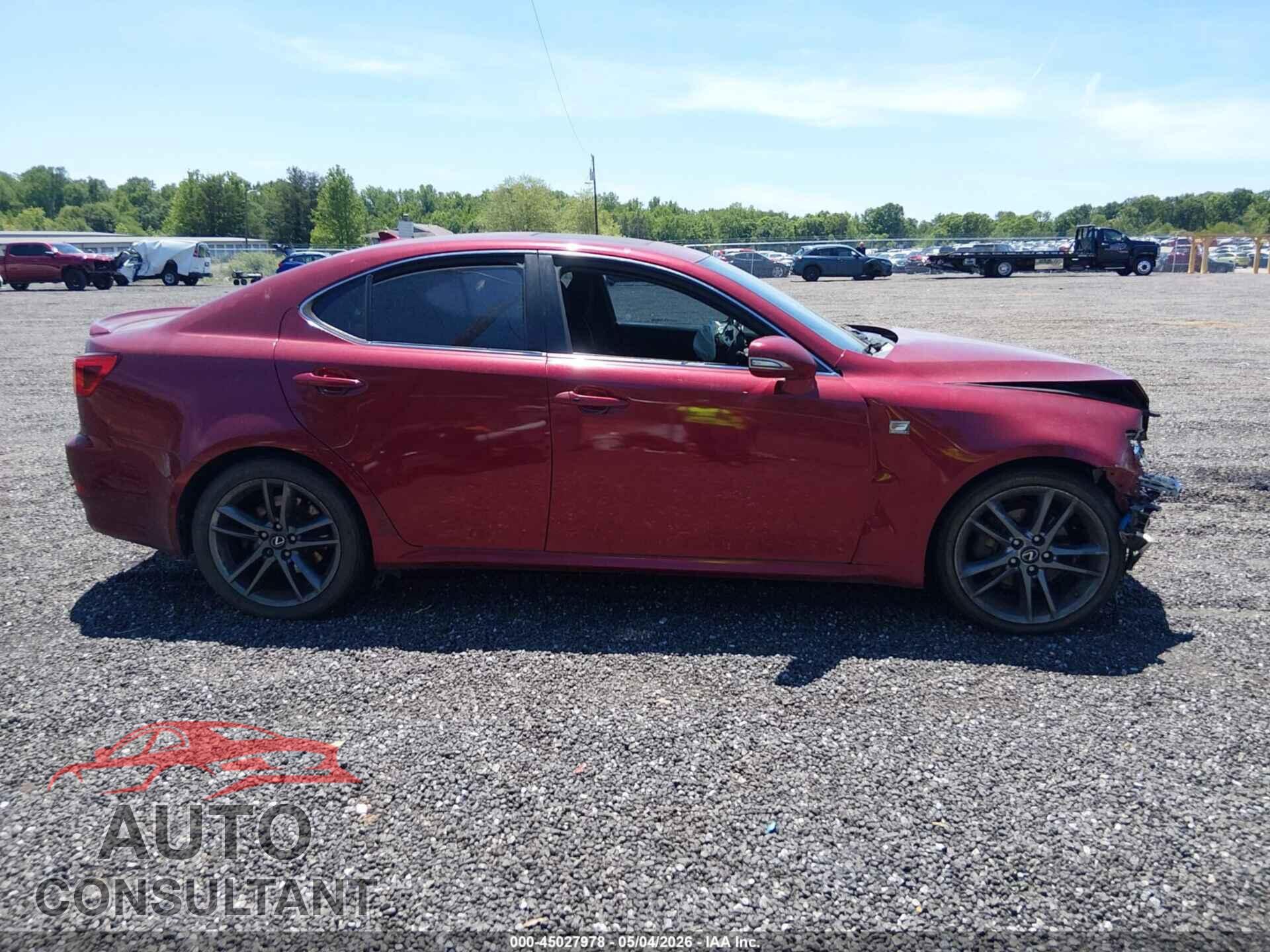 LEXUS IS 250 2012 - JTHBF5C20C2102276