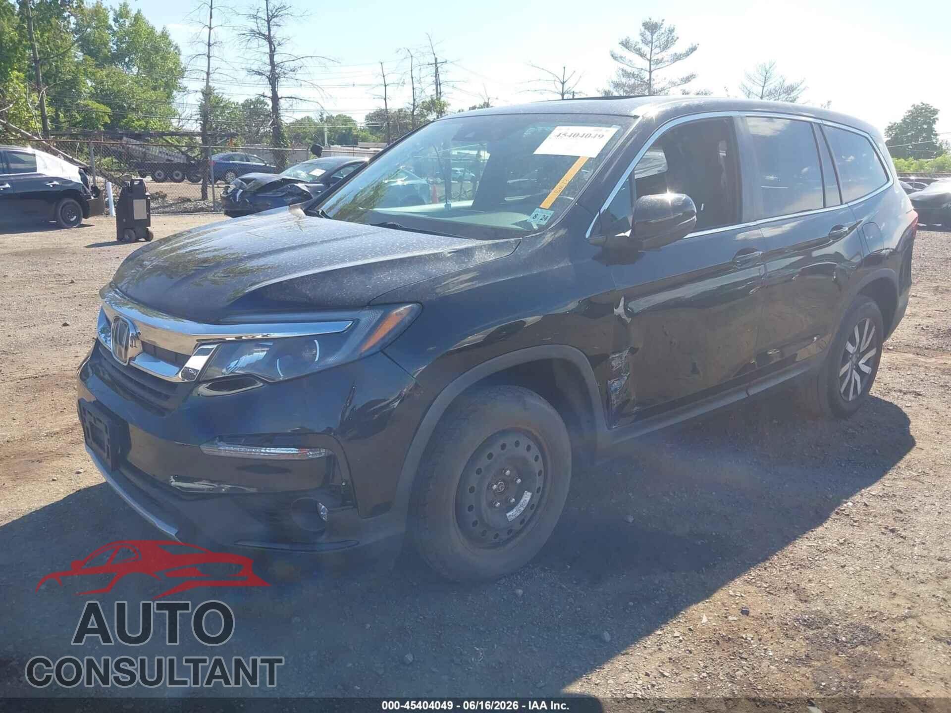 HONDA PILOT 2019 - 5FNYF6H51KB089313