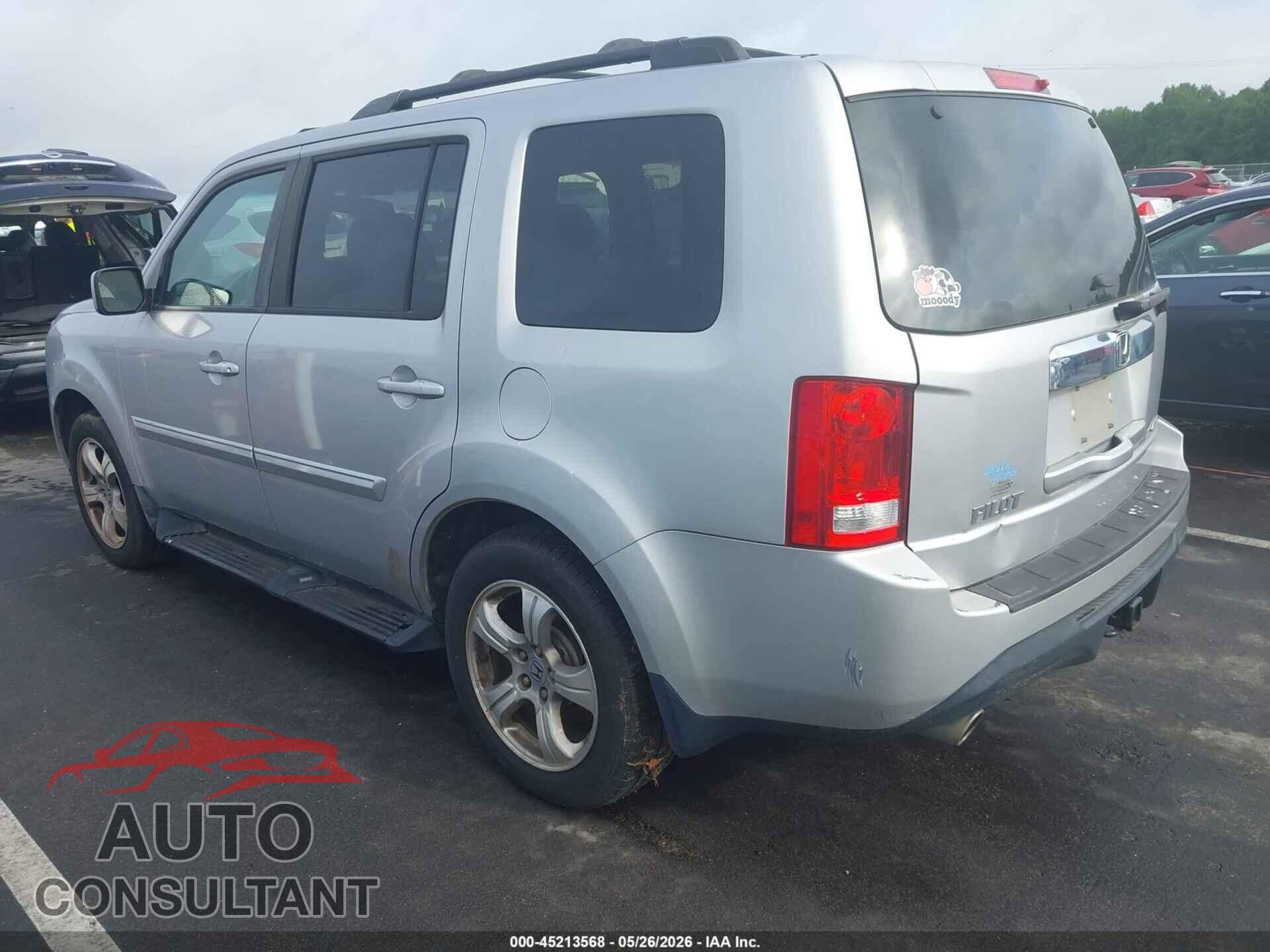 HONDA PILOT 2012 - 5FNYF4H74CB030697