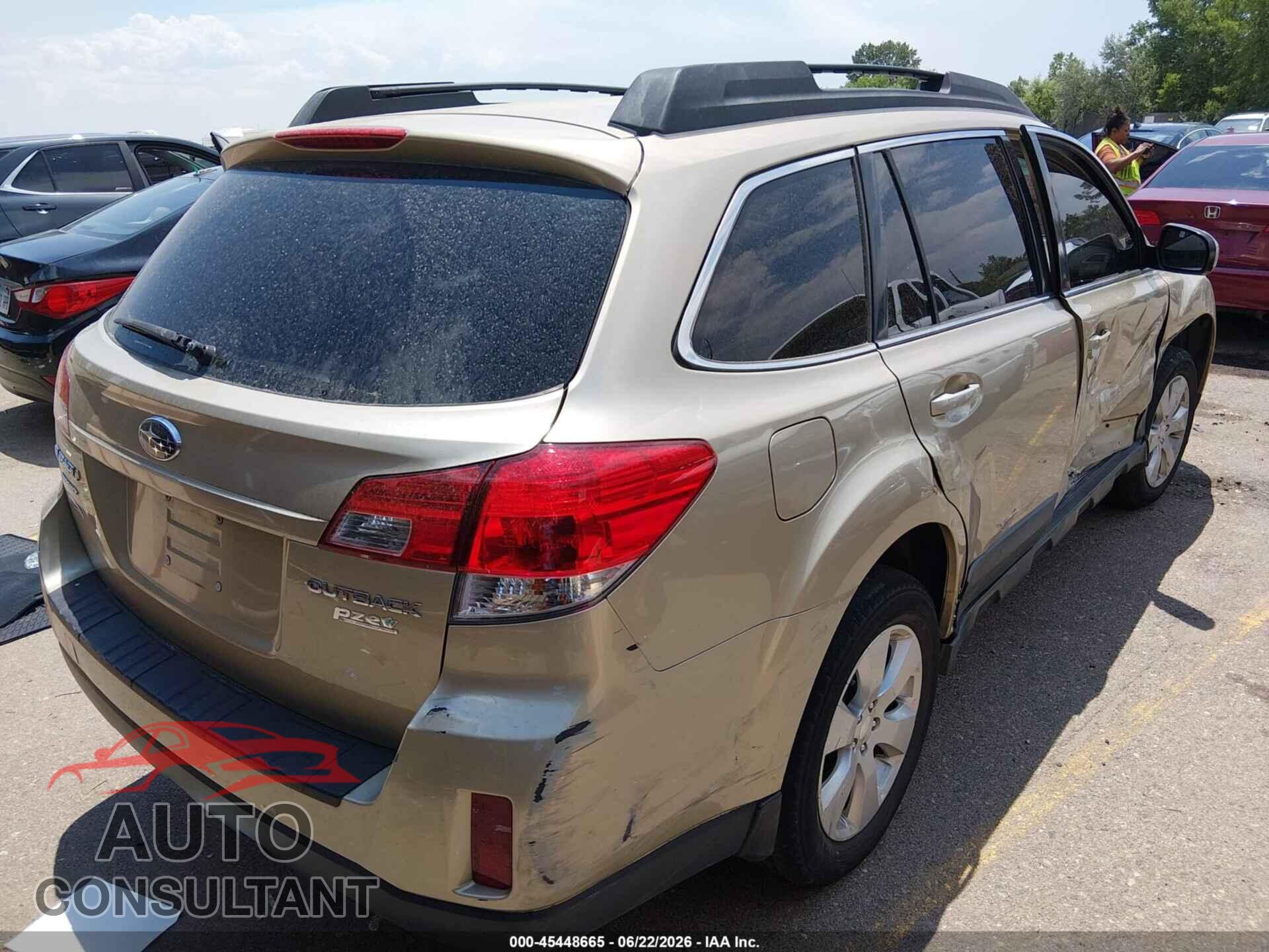 SUBARU OUTBACK 2010 - 4S4BRBJC6A3322432