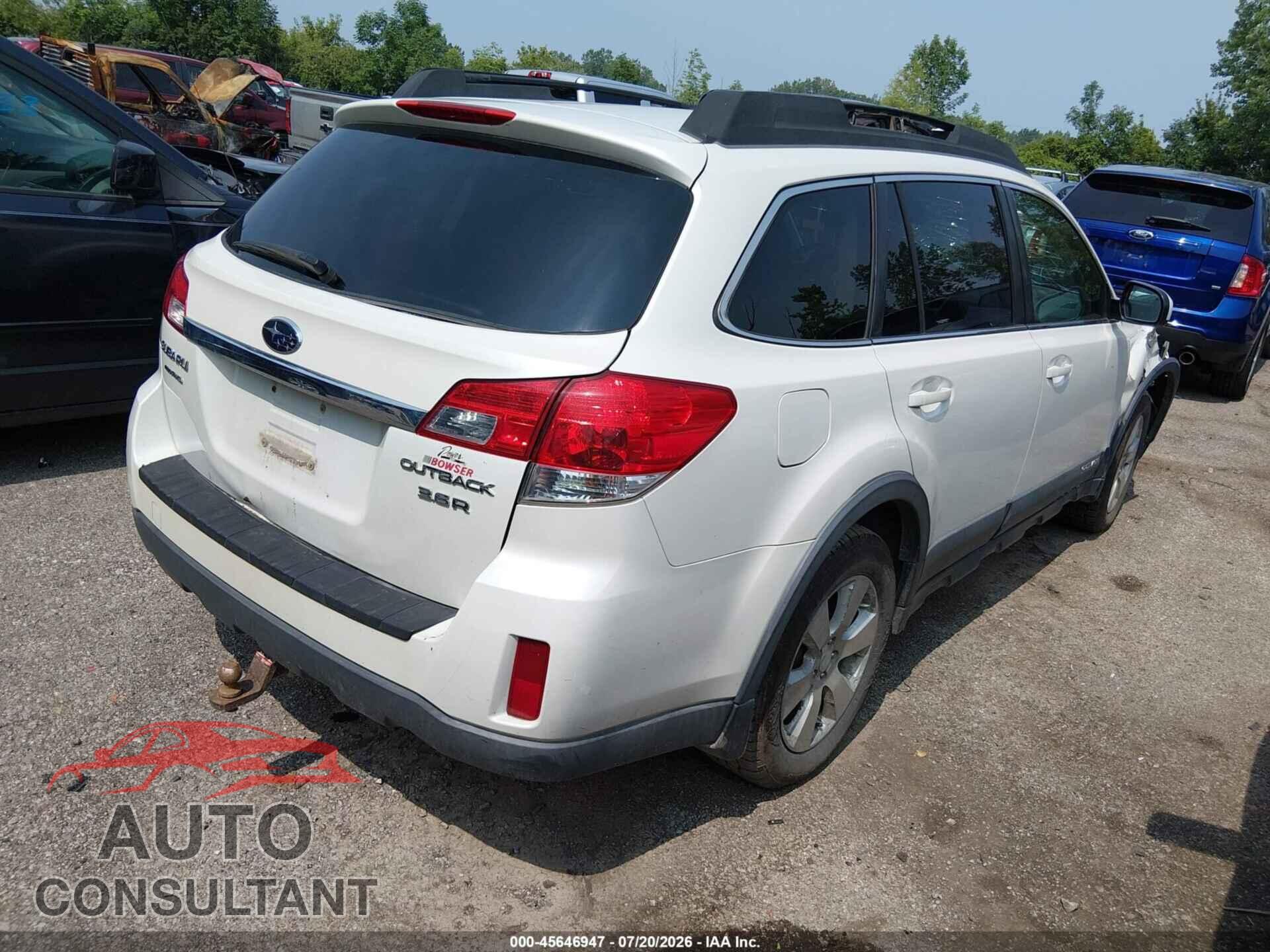 SUBARU OUTBACK 2010 - 4S4BRDKC0A2315685