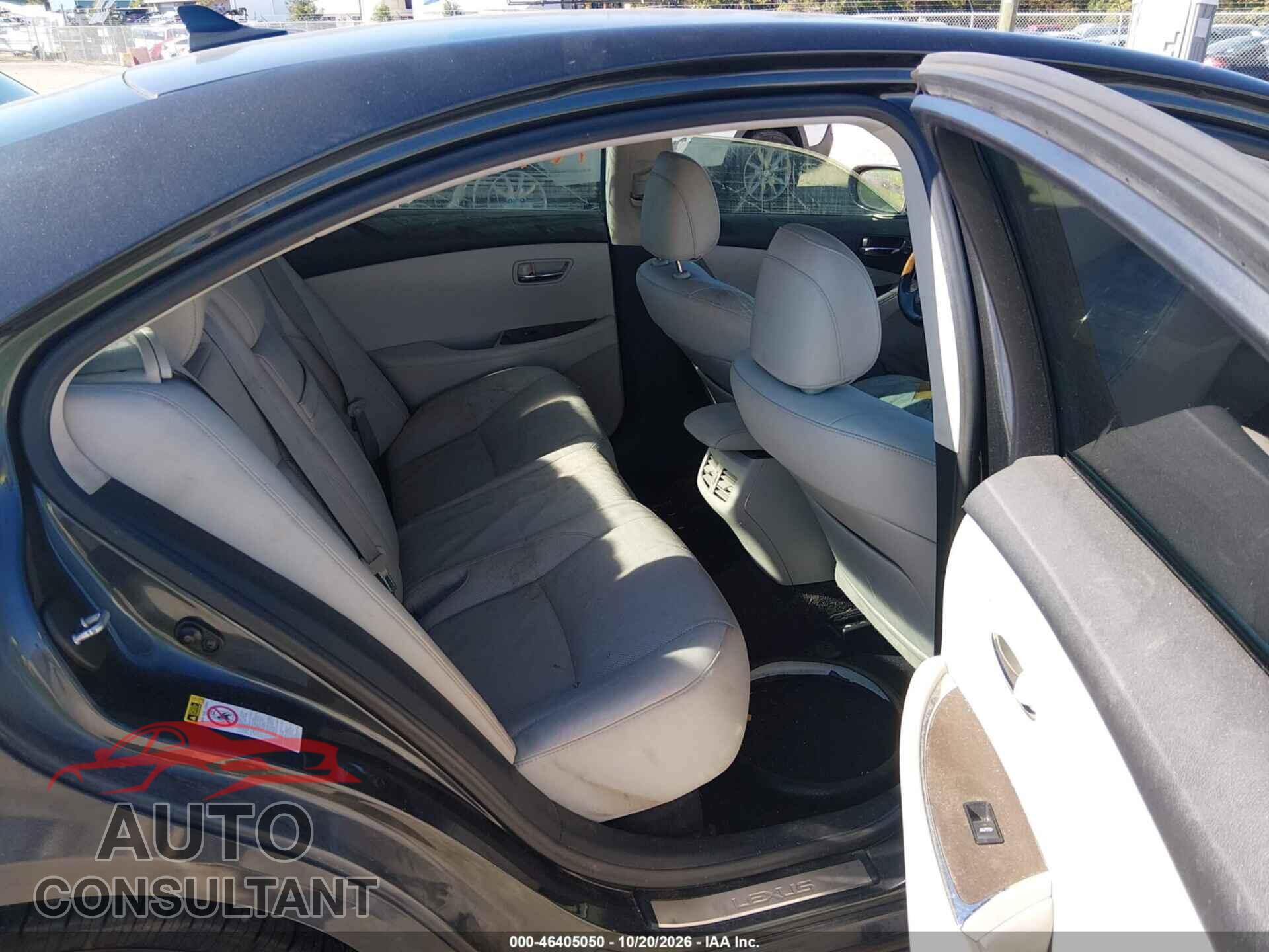 LEXUS ES 350 2011 - JTHBK1EG8B2416088