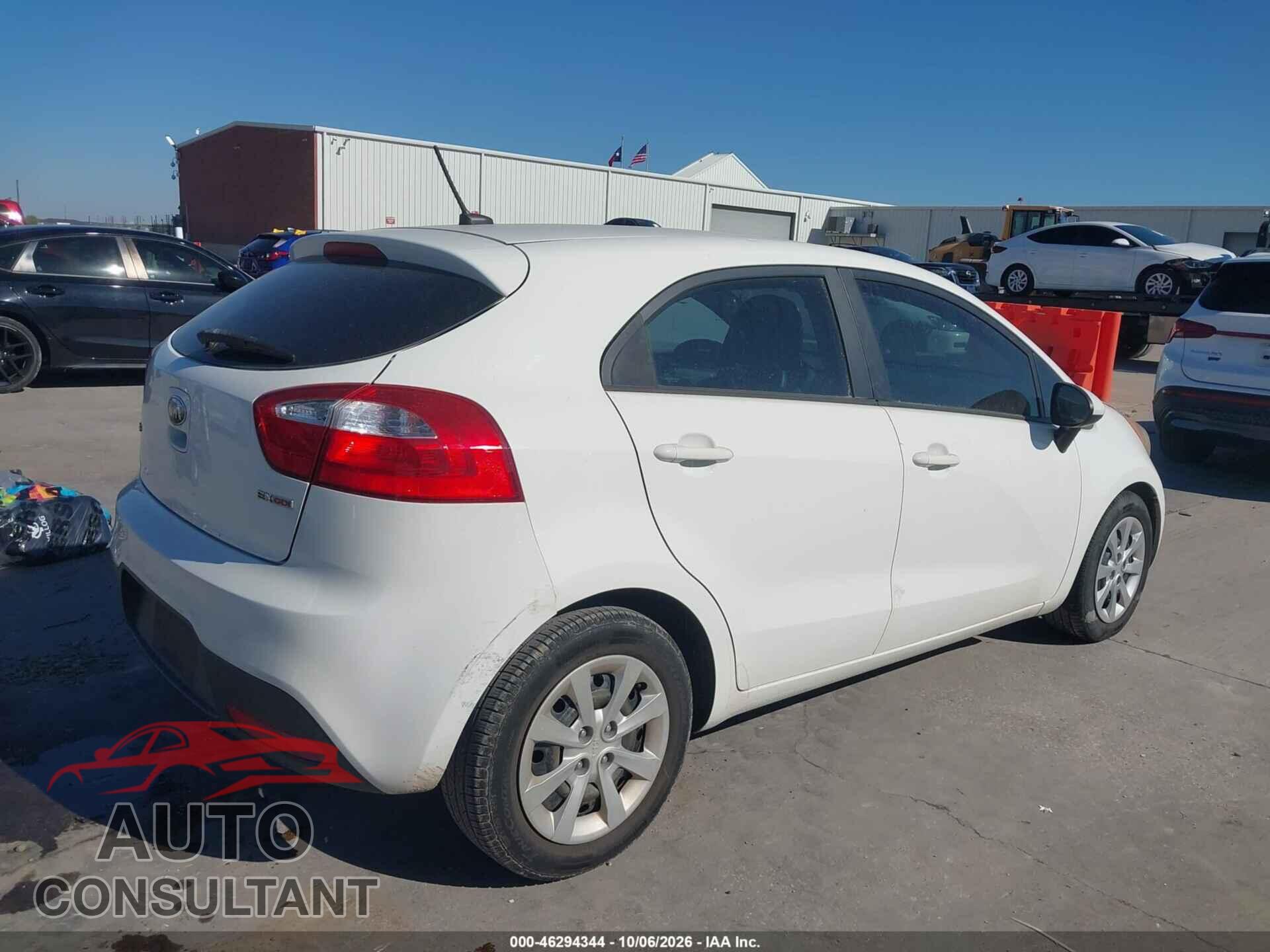 KIA RIO 2013 - KNADN5A39D6204871