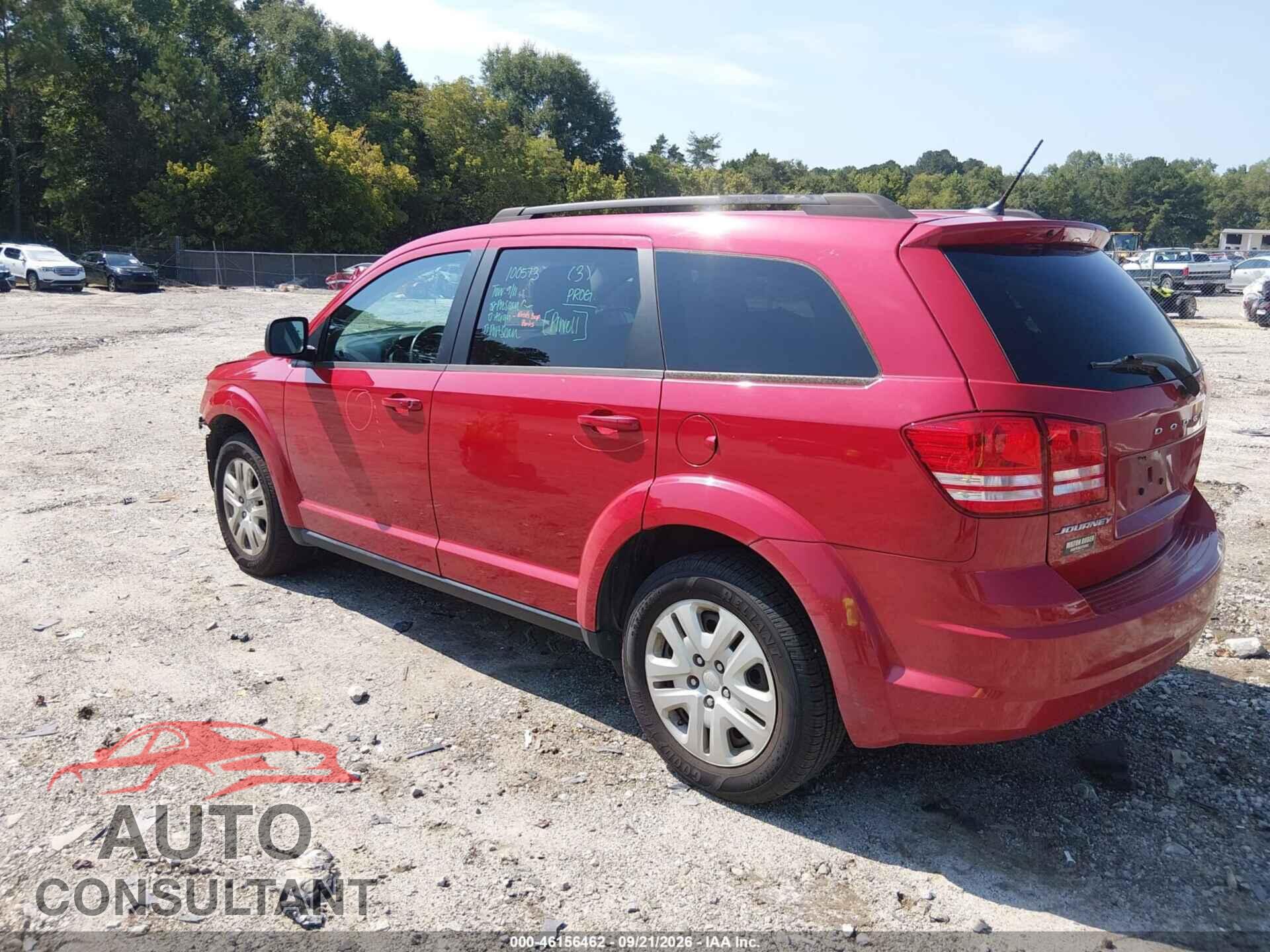 DODGE JOURNEY 2017 - 3C4PDCAB7HT626843