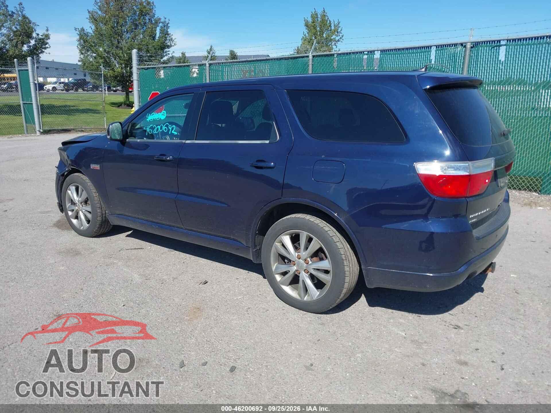 DODGE DURANGO 2012 - 1C4SDJCT2CC213222