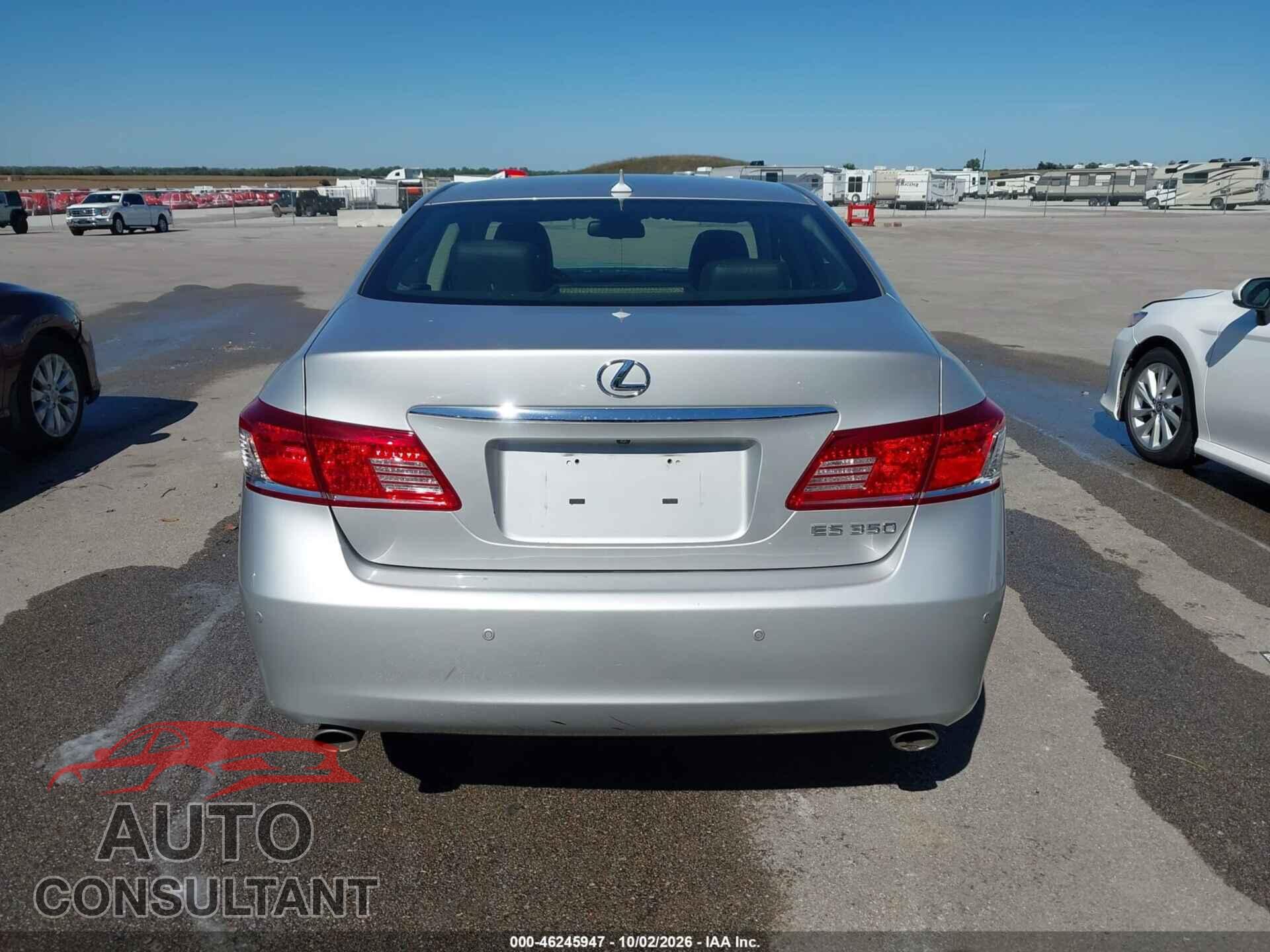 LEXUS ES 350 2012 - JTHBK1EG9C2495658