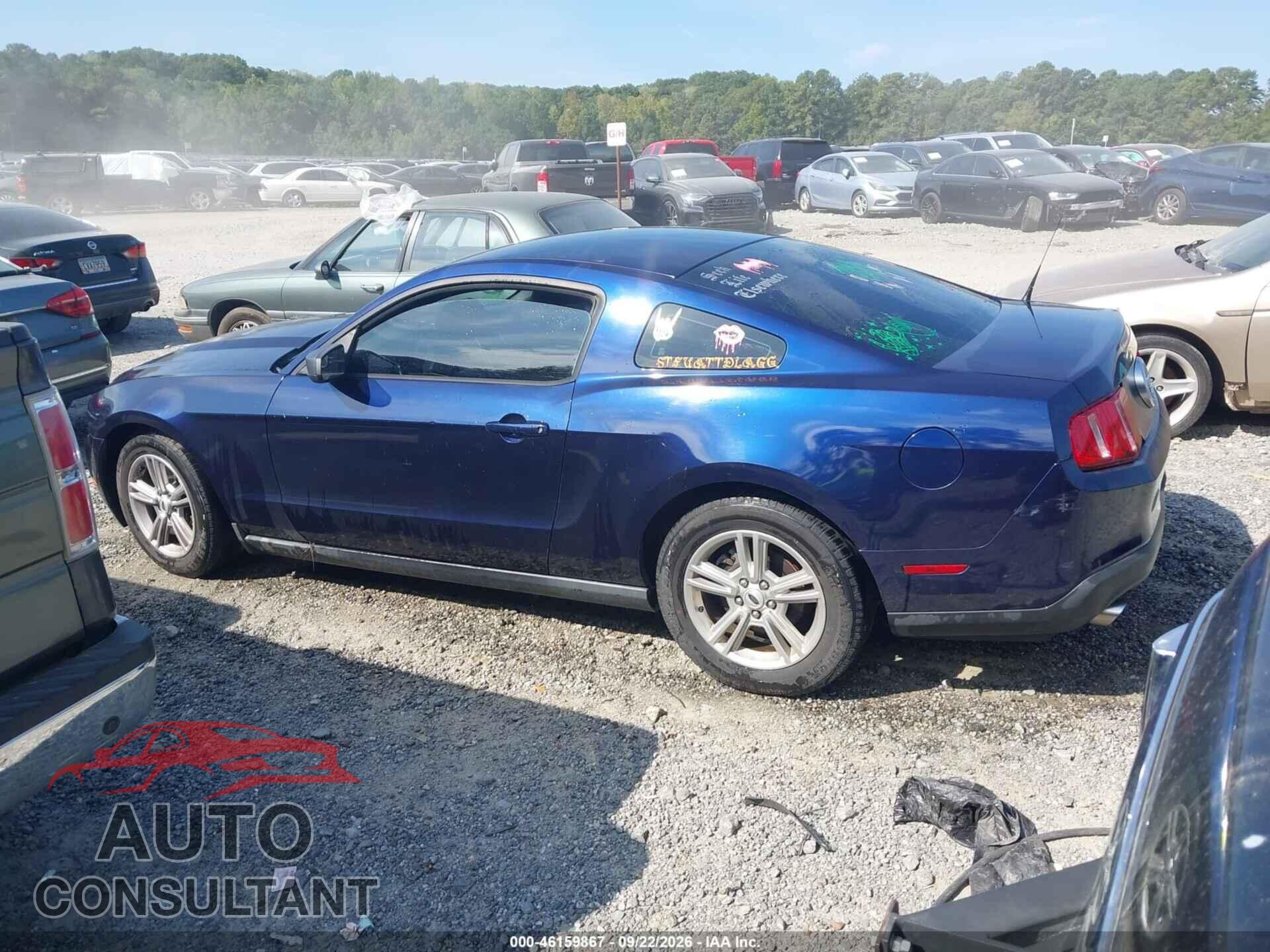 FORD MUSTANG 2012 - 1ZVBP8AM2C5247612