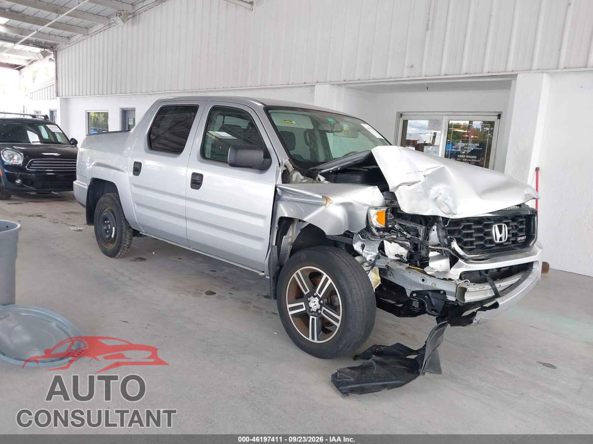 HONDA RIDGELINE 2013 - 5FPYK1F76DB002003