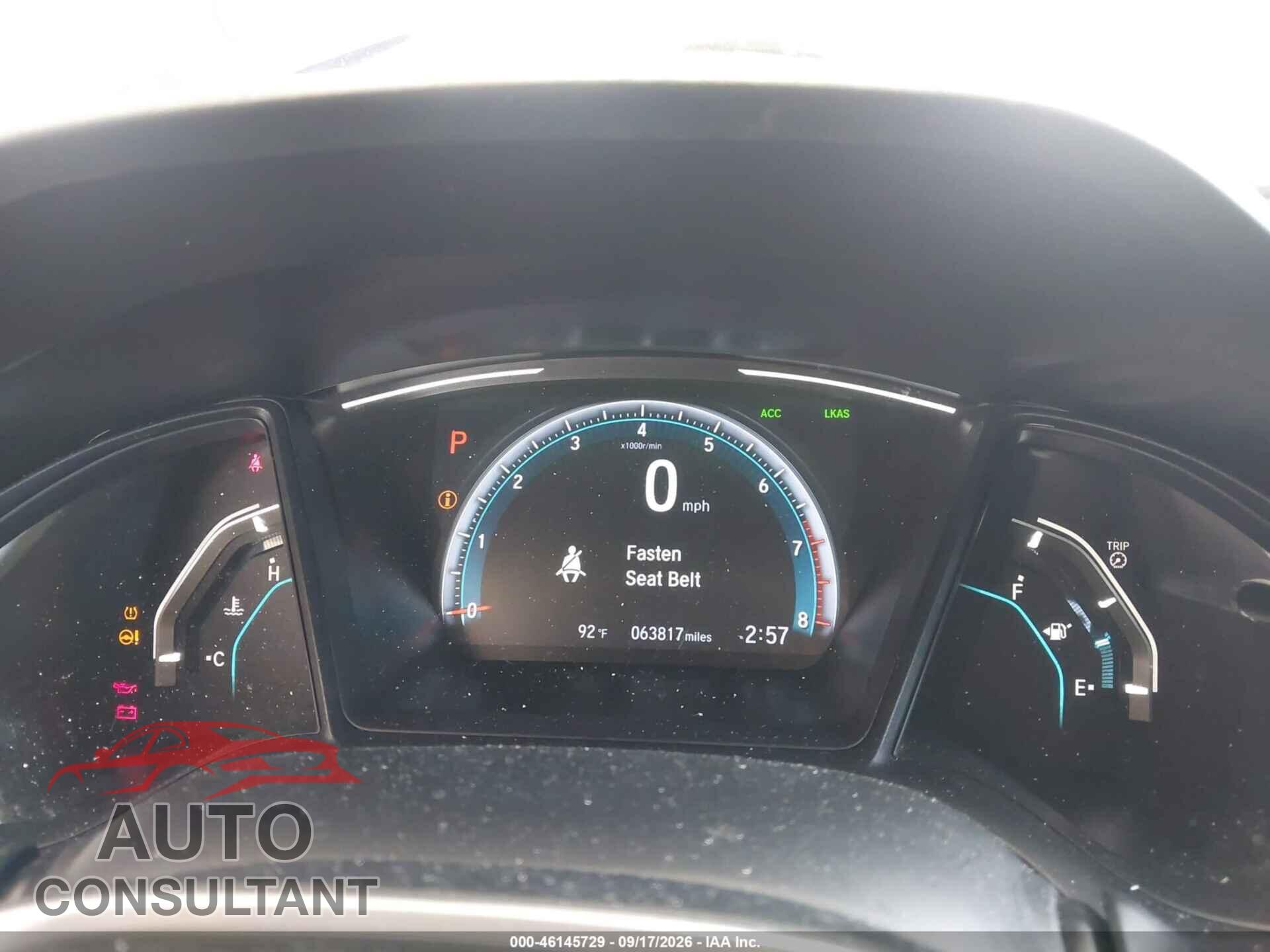 HONDA CIVIC 2021 - 2HGFC2F62MH559013