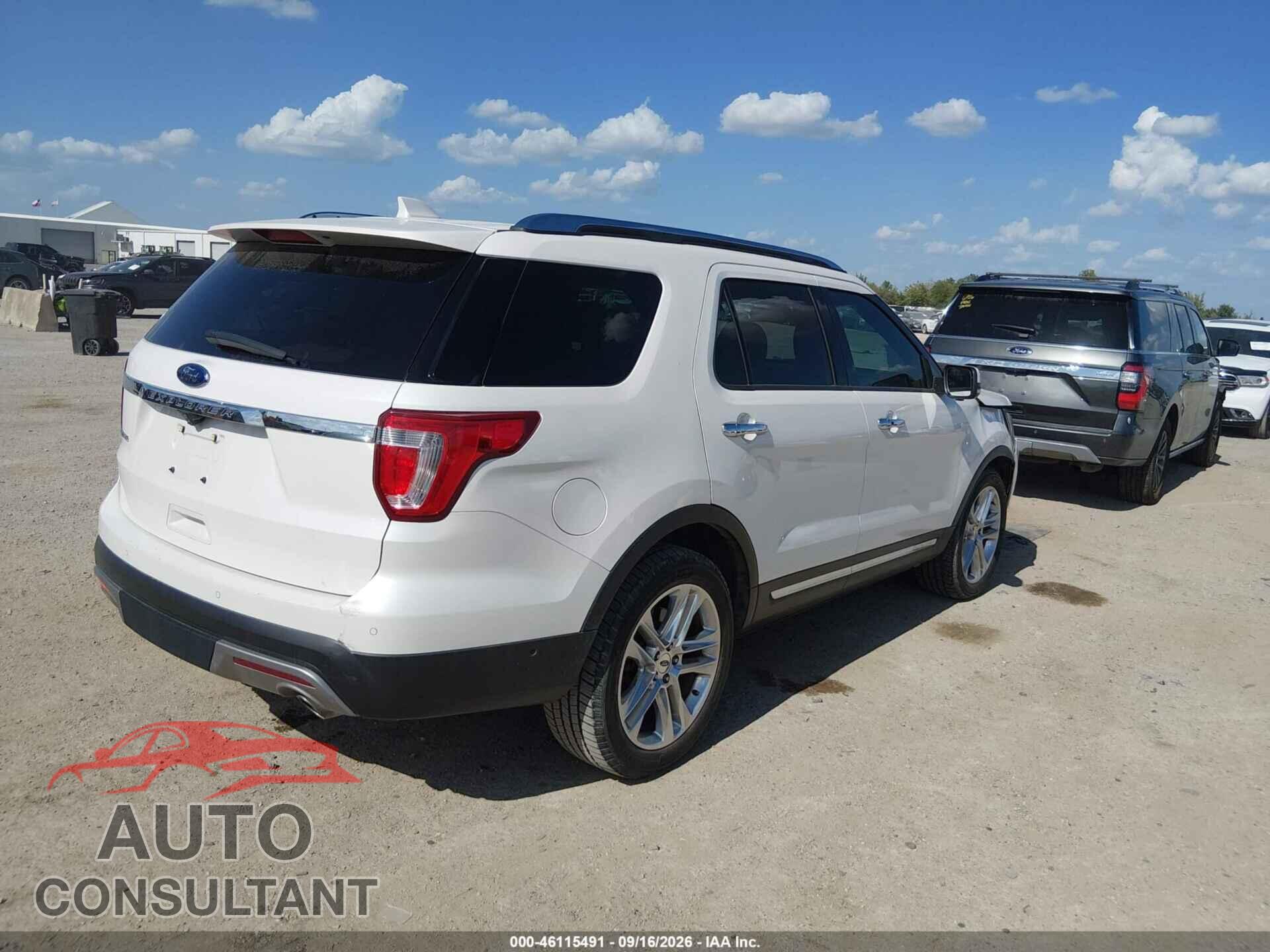 FORD EXPLORER 2017 - 1FM5K7F81HGB62062
