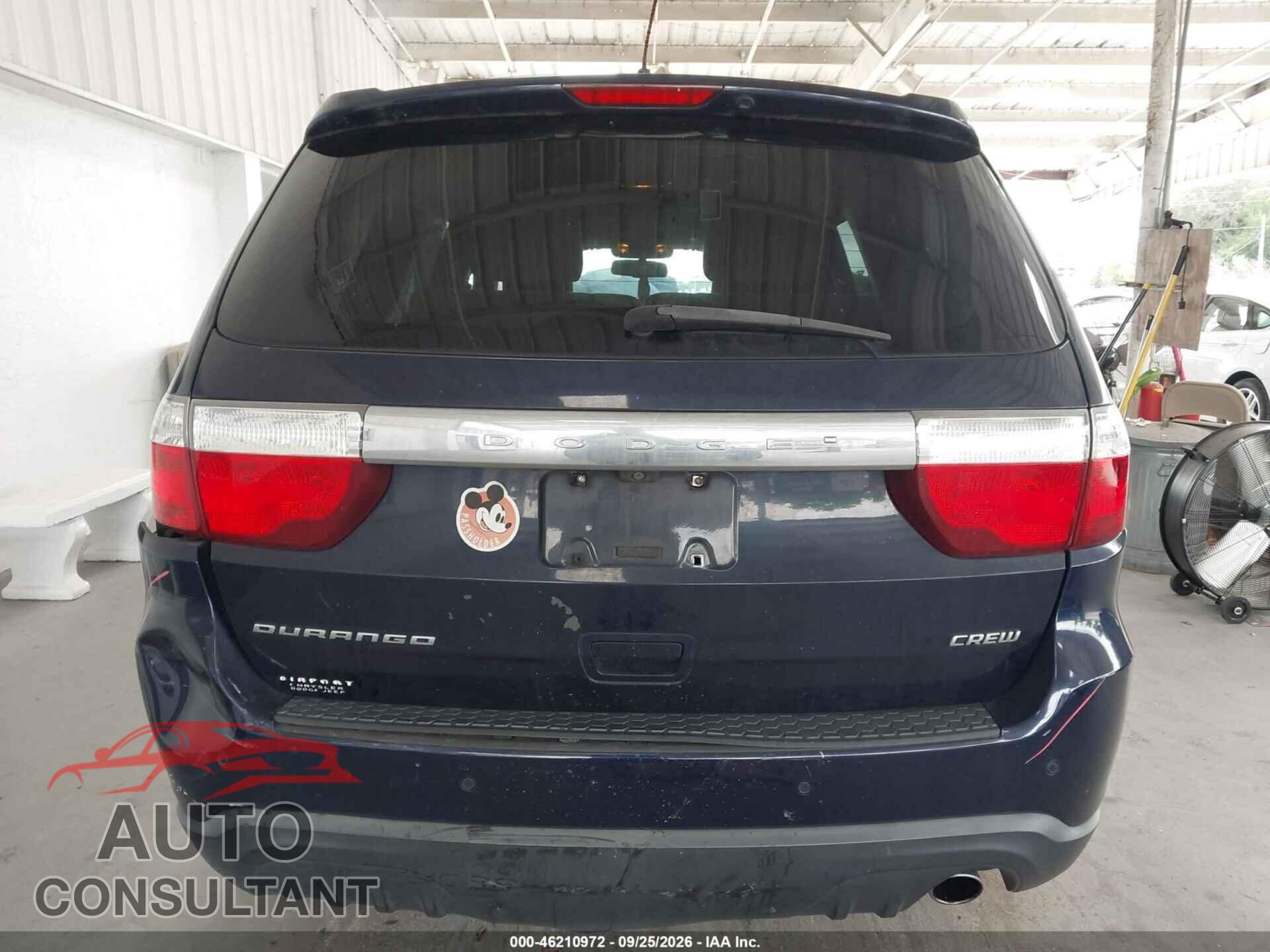 DODGE DURANGO 2012 - 1C4RDHDG8CC257704