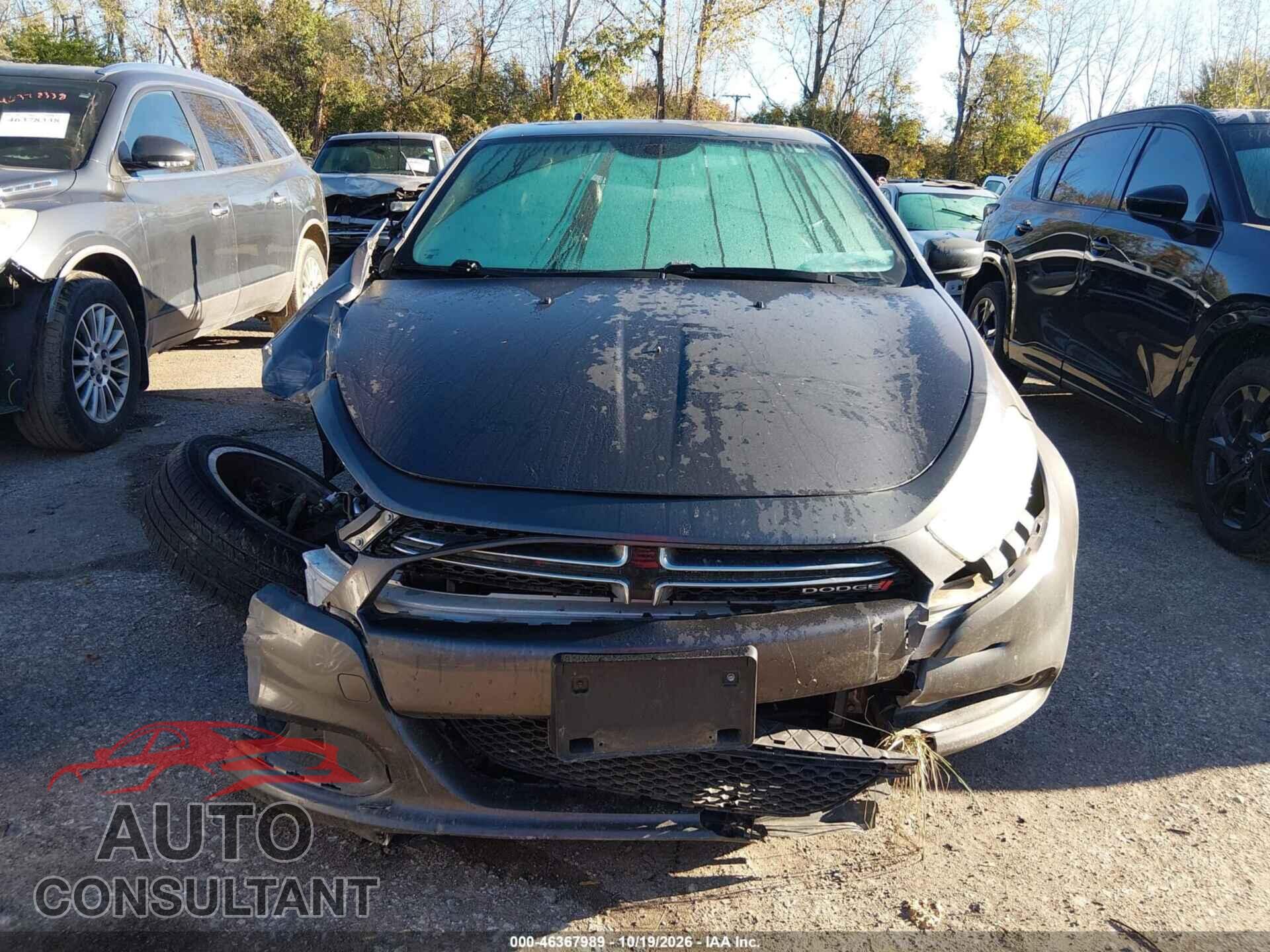DODGE DART 2015 - 1C3CDFCB2FD213717