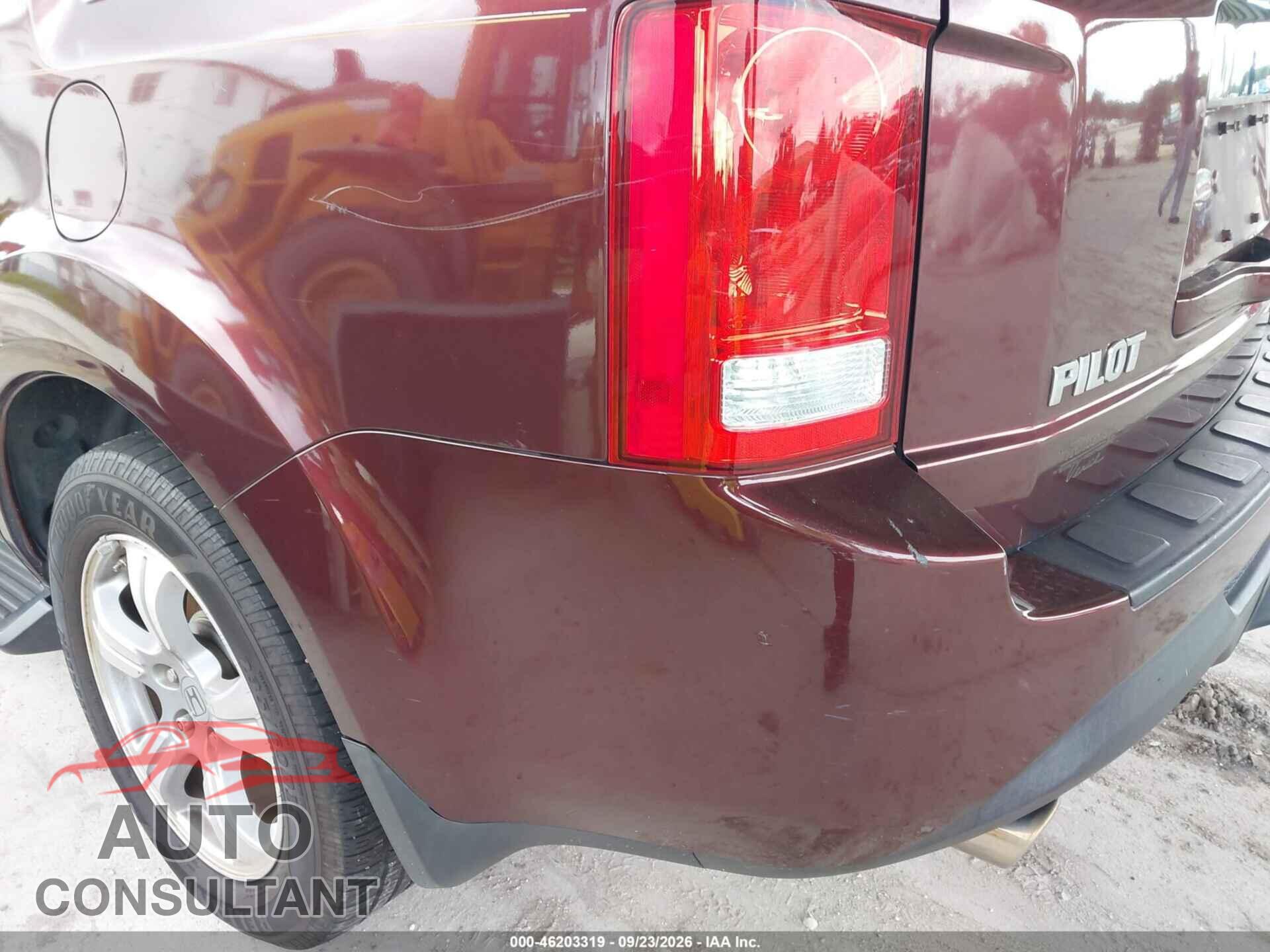 HONDA PILOT 2012 - 5FNYF3H58CB015841